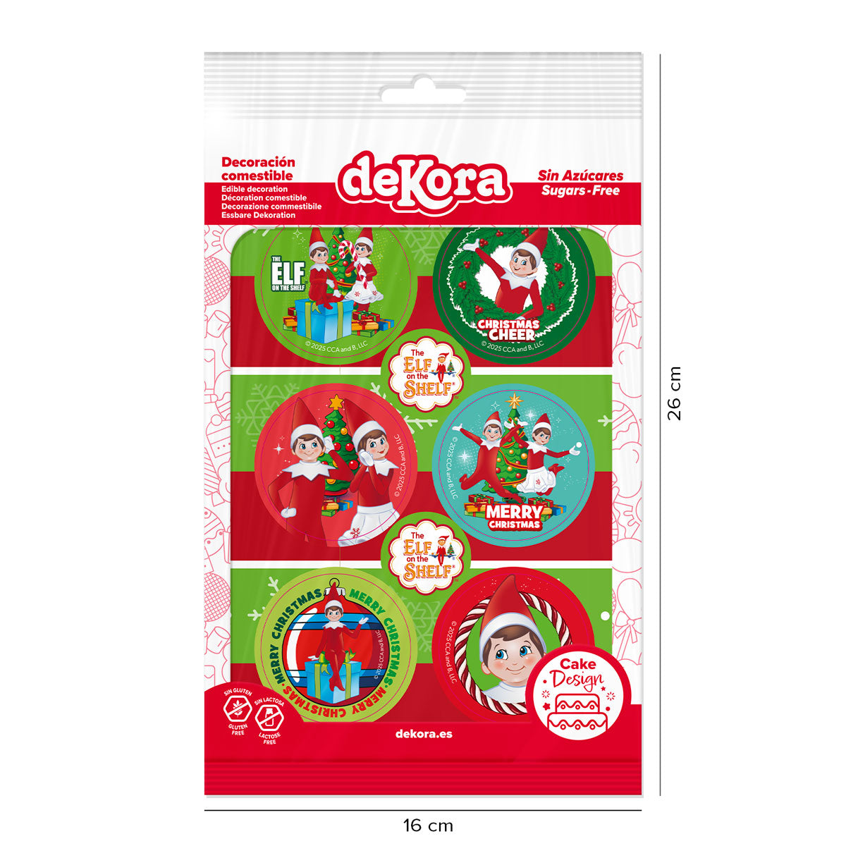 MIX DISCOS COMESTIBLES THE ELF 6U Ø 5,8CM A5