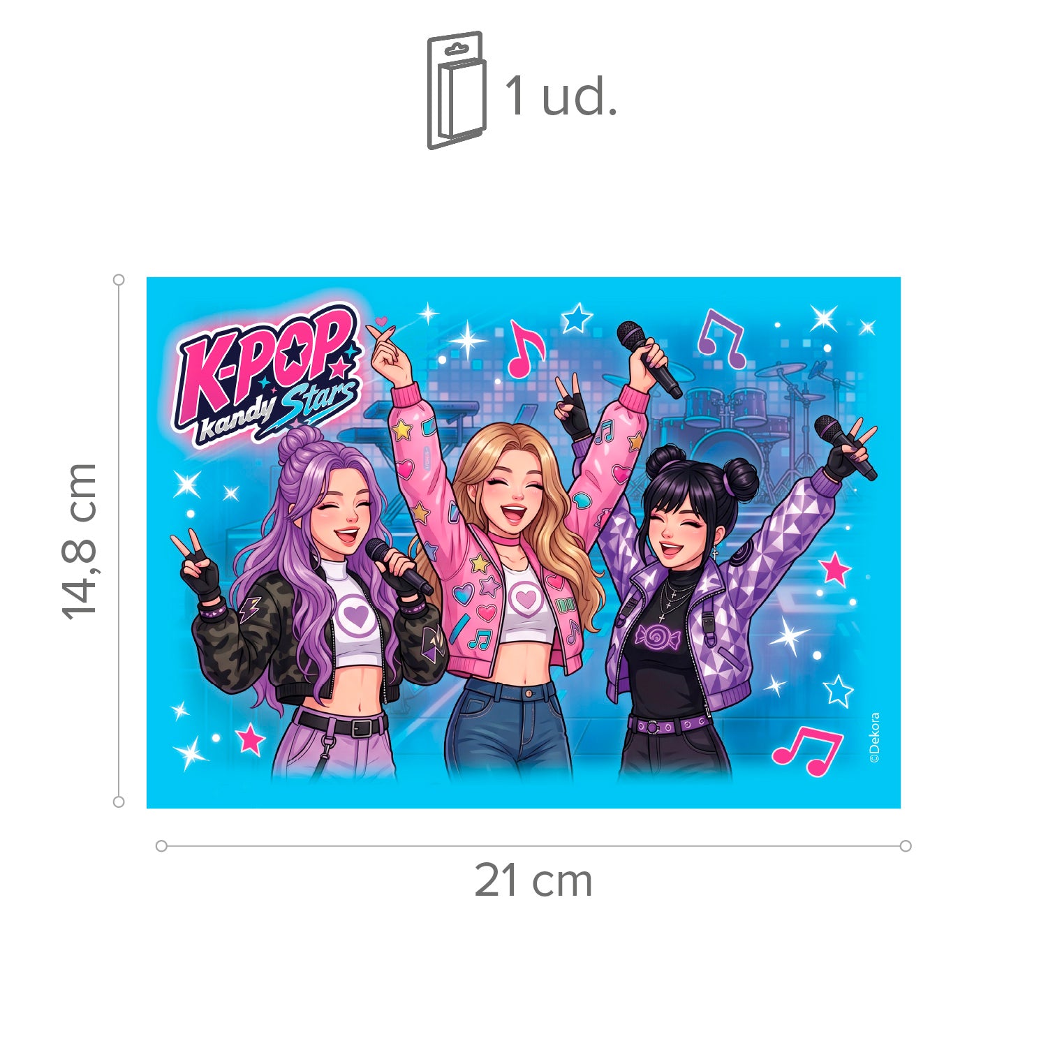 KPOP EDIBLE CAKE SHEET 14,8X21CM A5