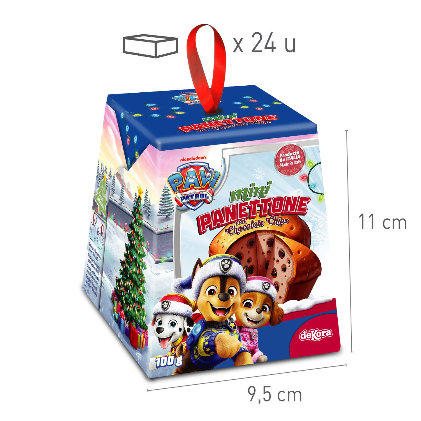PANETTONE CON CHOCOLATE PAW PATROL 100GR
