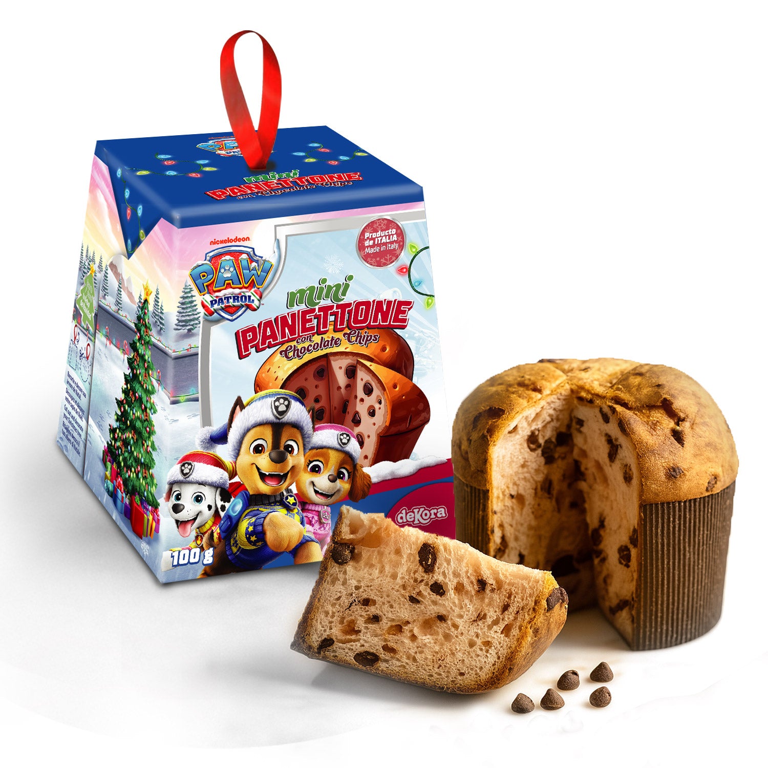 PANETTONE CON CHOCOLATE PAW PATROL 100GR