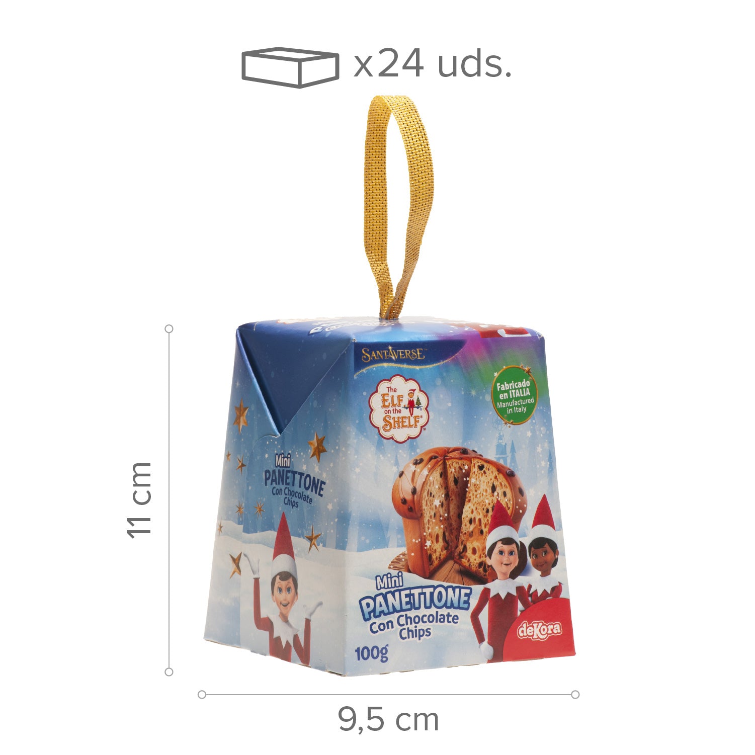 PANETTONE CON CHOCOLATE THE ELF 100GR