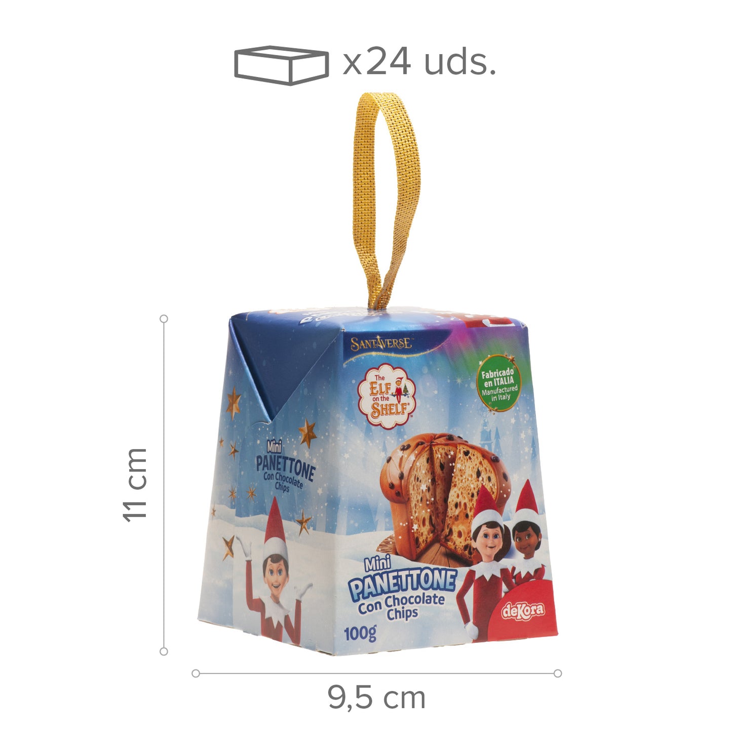 PANETTONE CON CHOCOLATE THE ELF 100GR