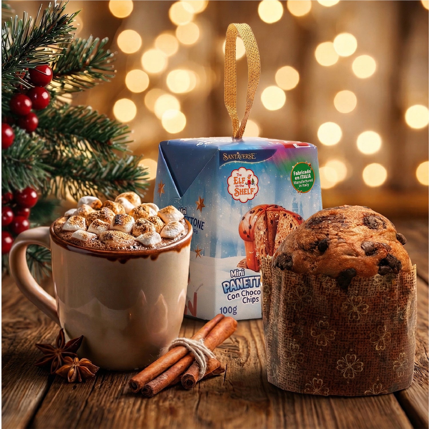 PANETTONE CON CHOCOLATE THE ELF 100GR