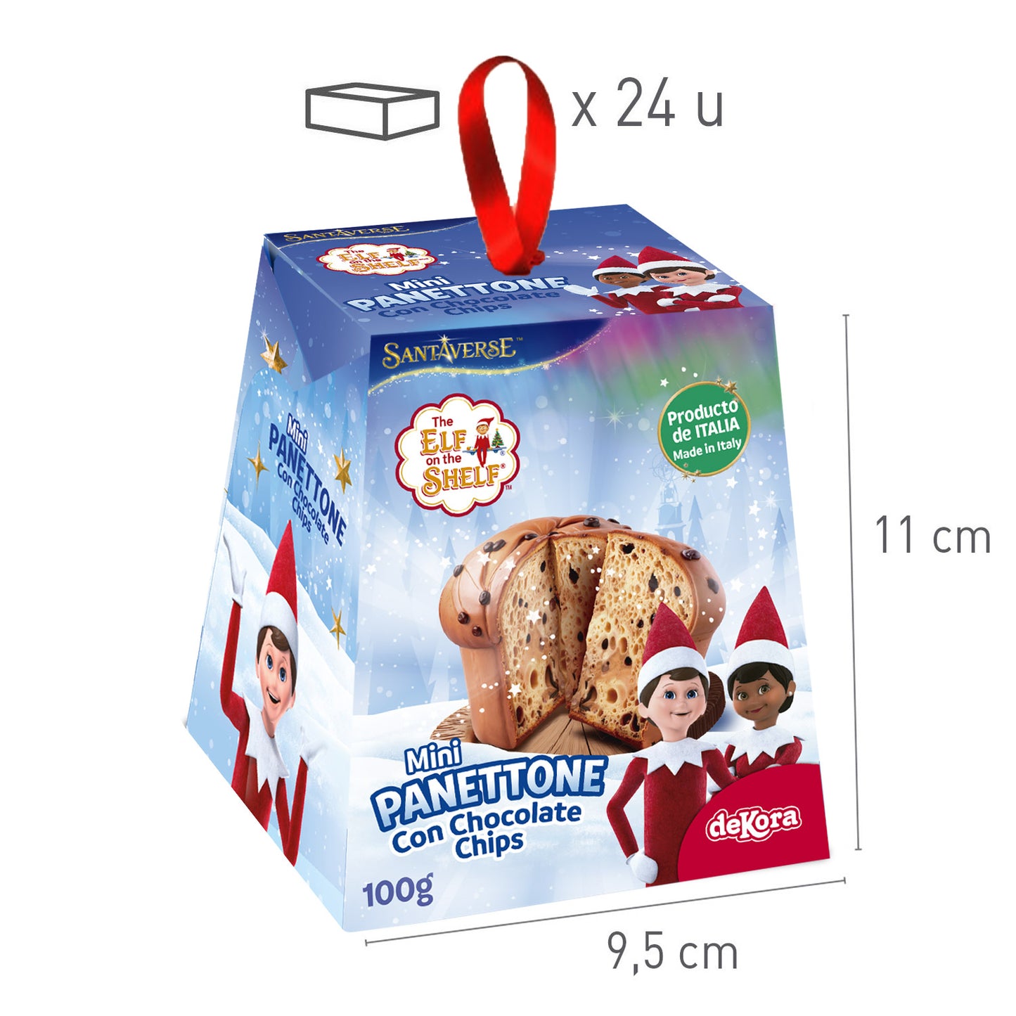 PANETTONE CON CHOCOLATE THE ELF 100GR