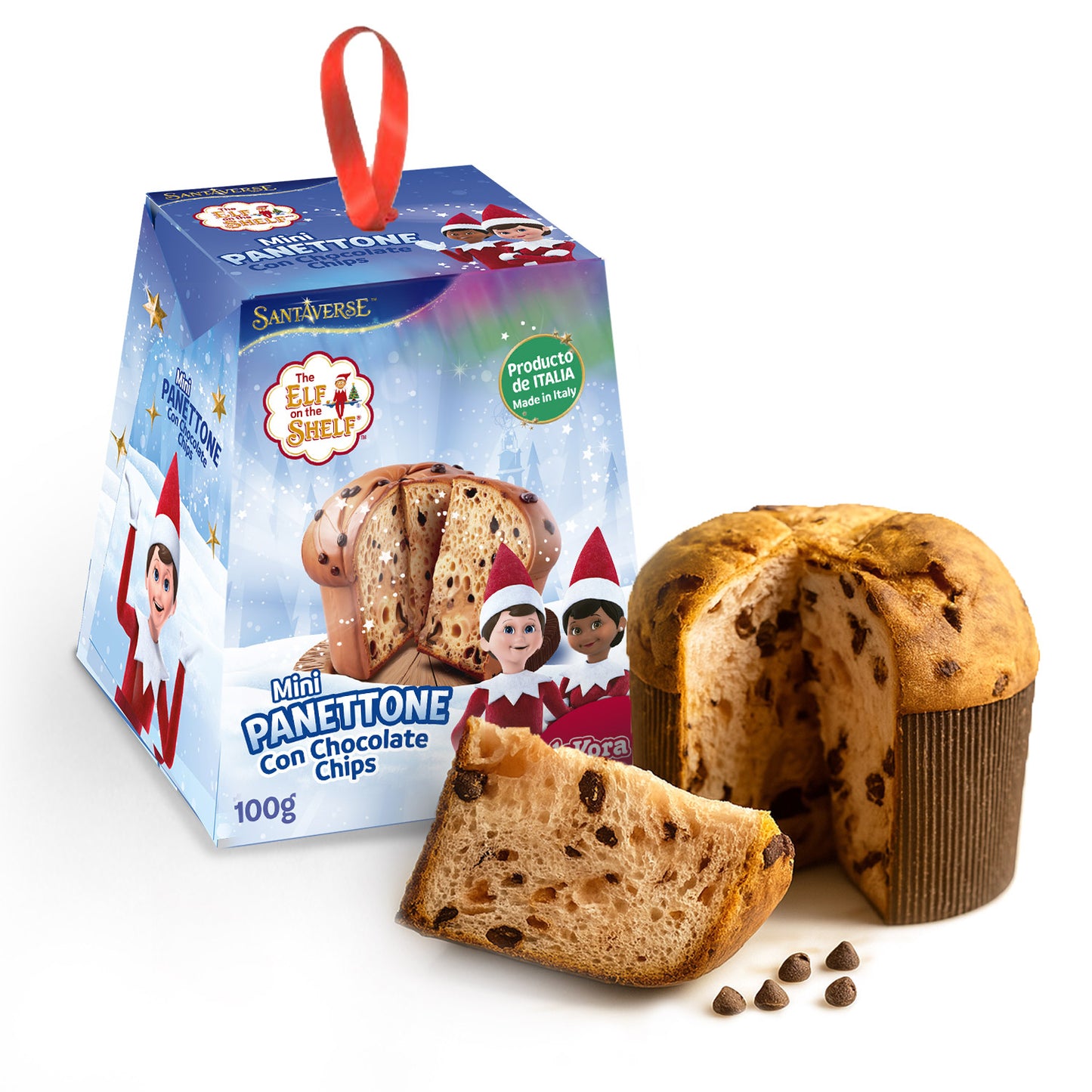 PANETTONE CON CHOCOLATE THE ELF 100GR