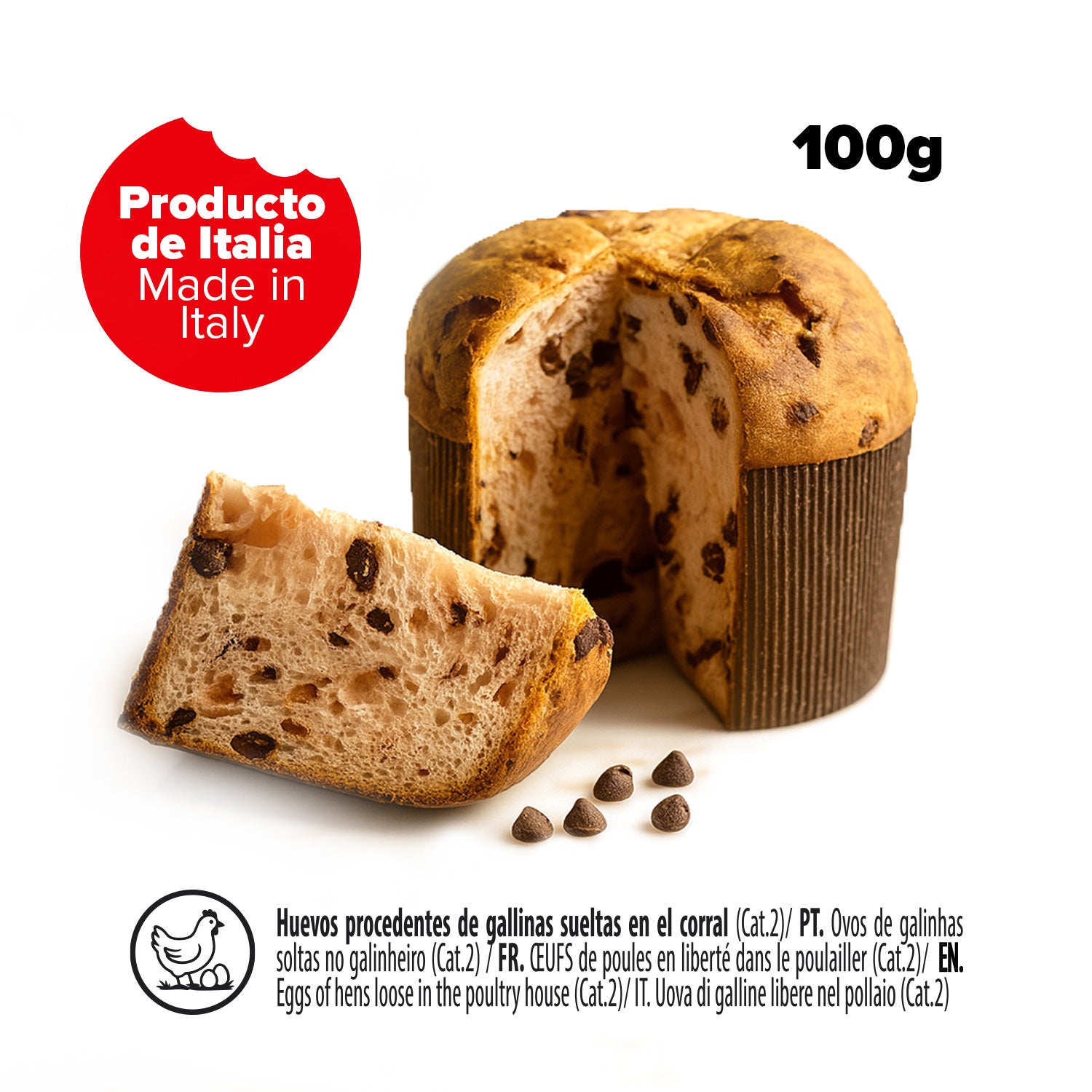 PANETTONE CON CHOCOLATE THE ELF 100GR