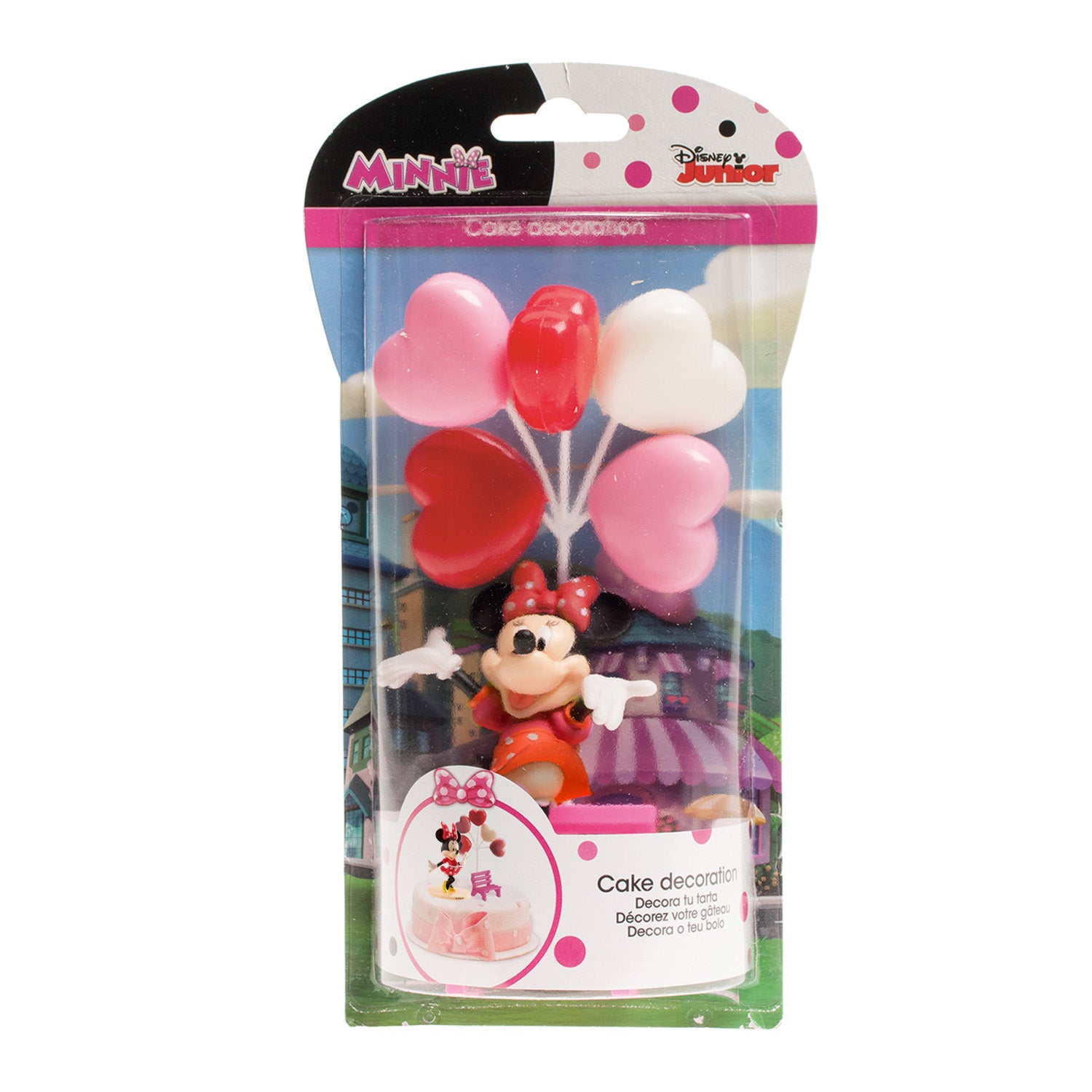 KIT PVC RETAIL "MINNIE" PARA DECORAR TARTAS
