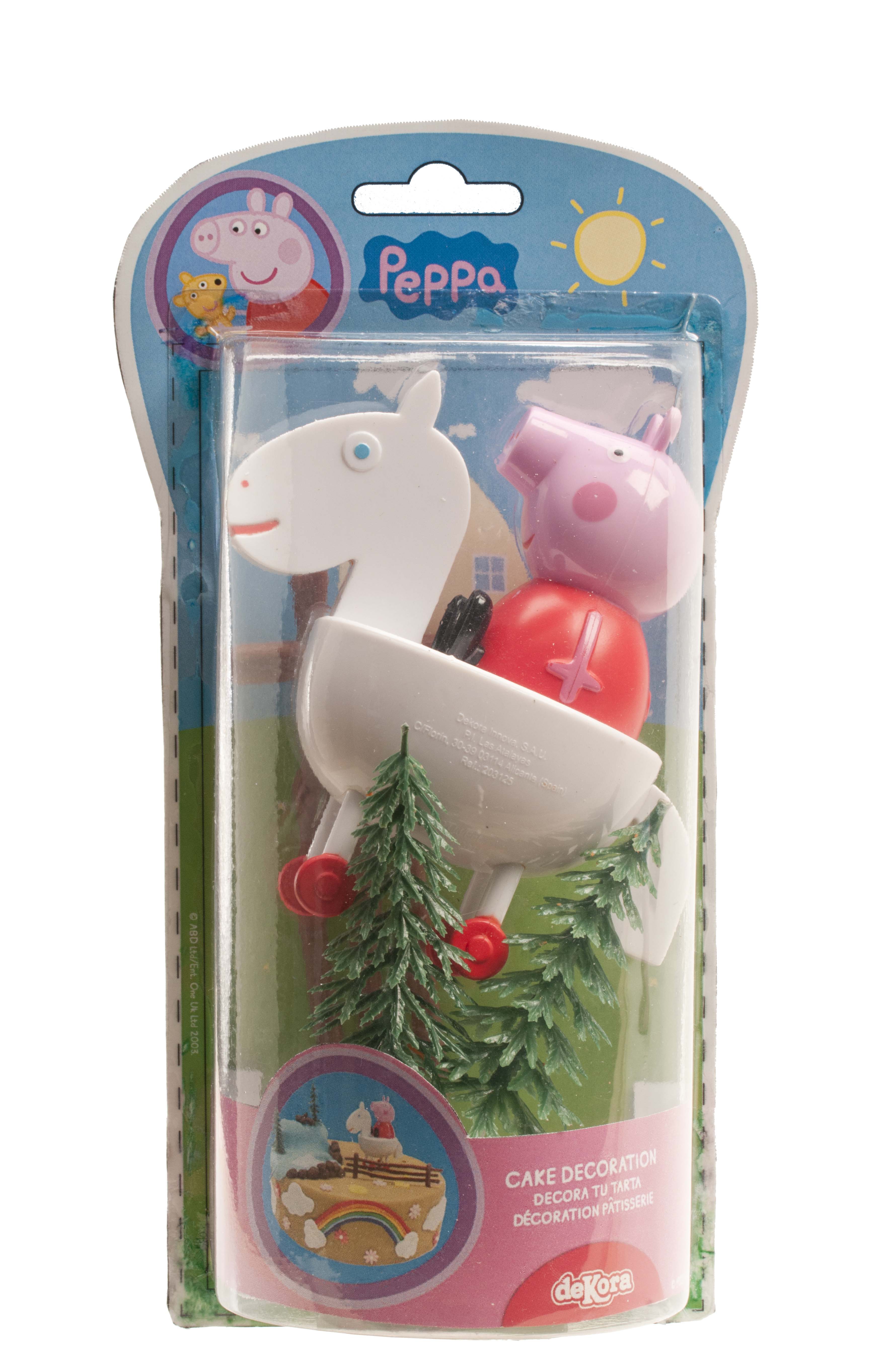 KIT PVC RETAIL PEPPA PIG POUR DÉCORER DES GÂTEAUX