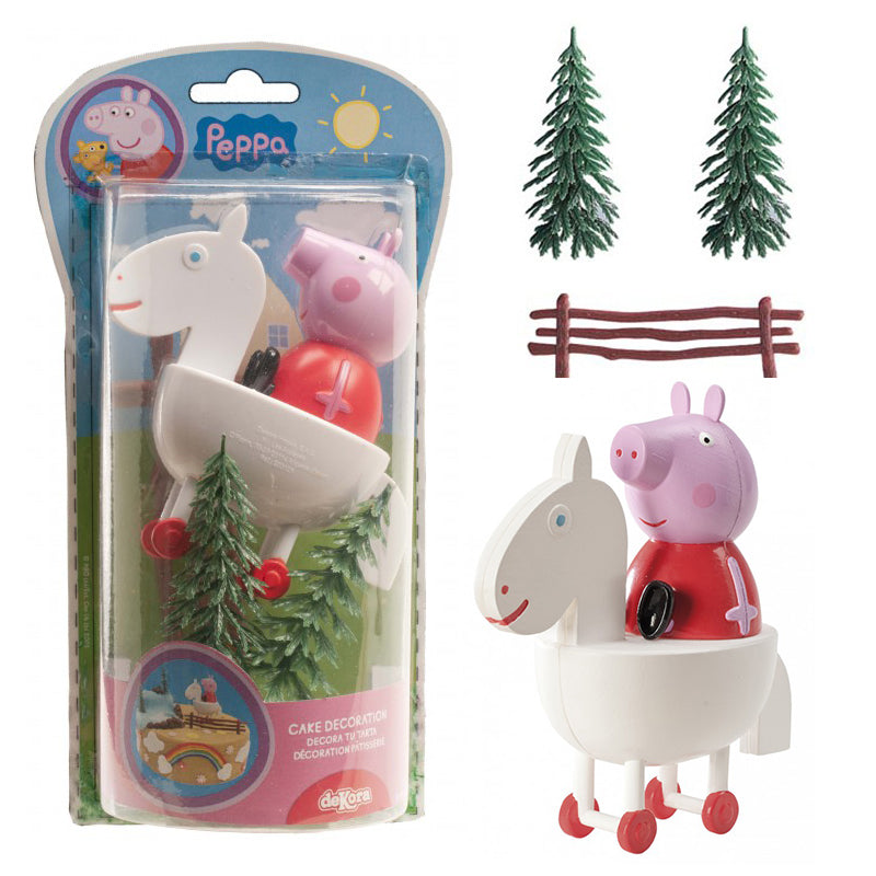 KIT PVC RETAIL PEPPA PIG PARA DECORAR TARTAS