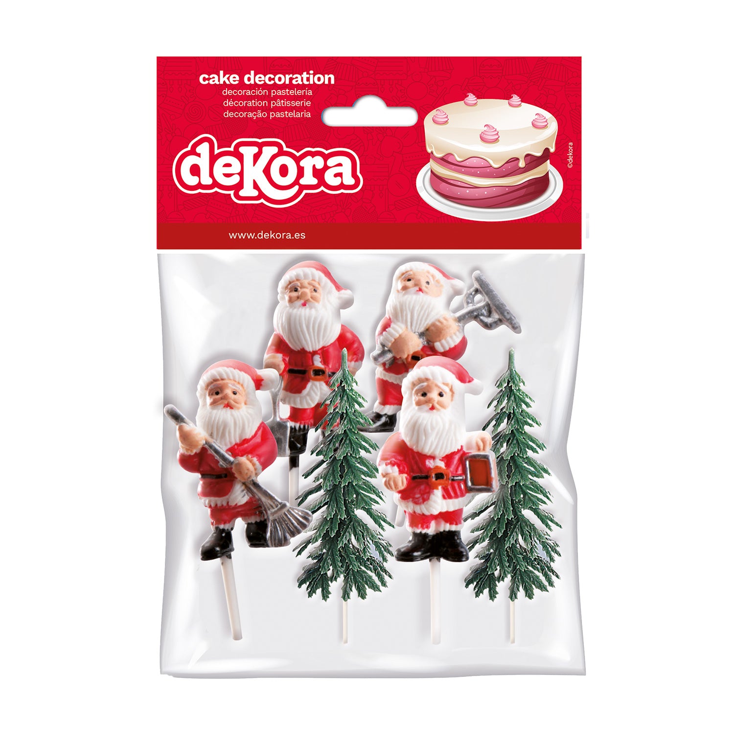 KIT RETAIL DECORACIÓN TARTA PAPÁ NOEL
