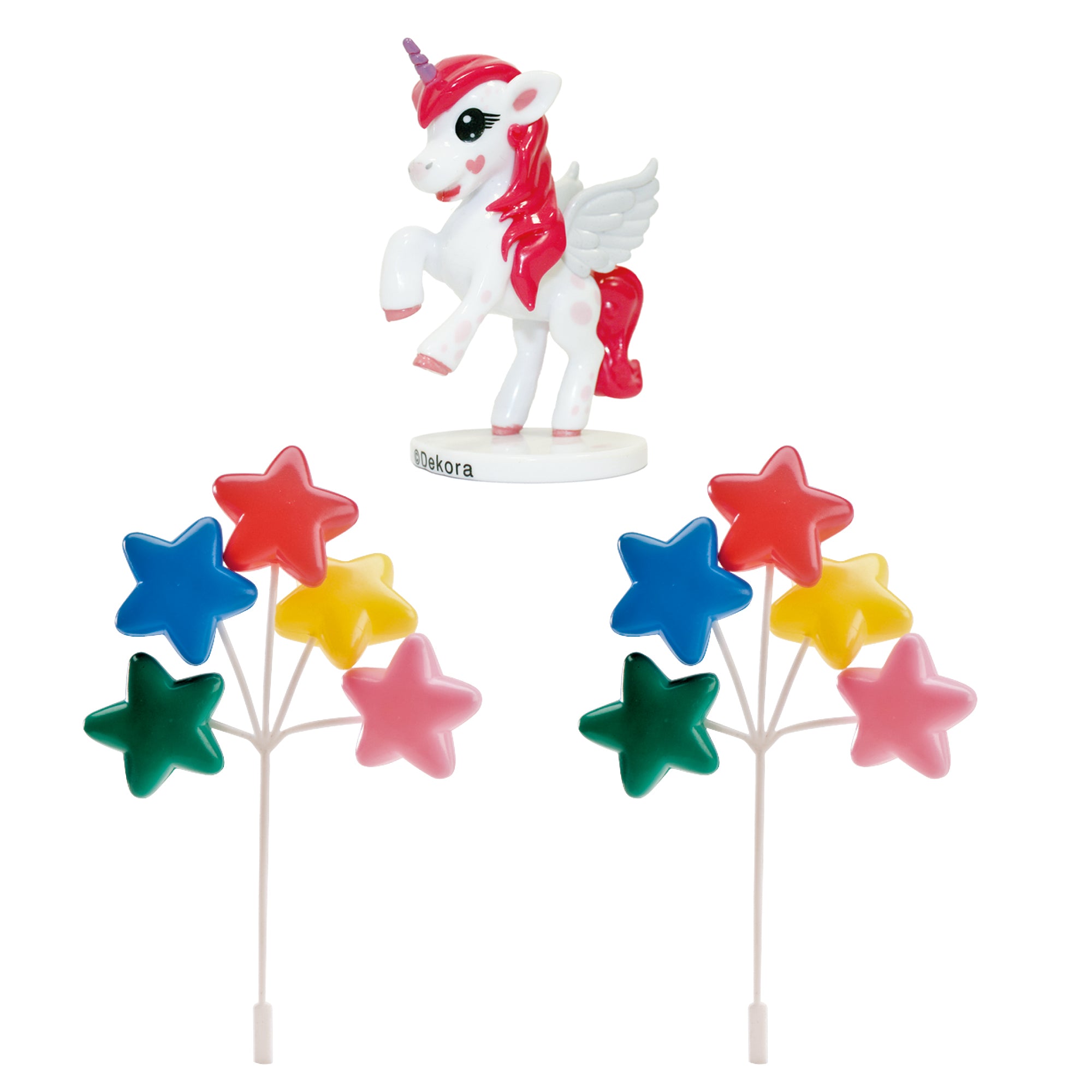 KIT PVC RETAIL "UNICORNIO" PARA DECORAR TARTAS