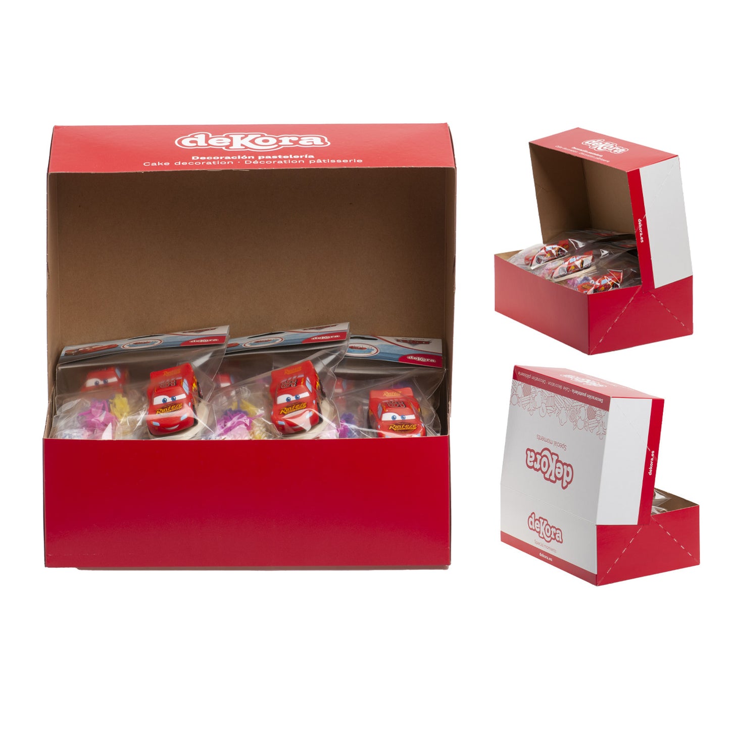 KIT PVC RETAIL CARS COM 10 VELAS PARA DECORAR BOLOS