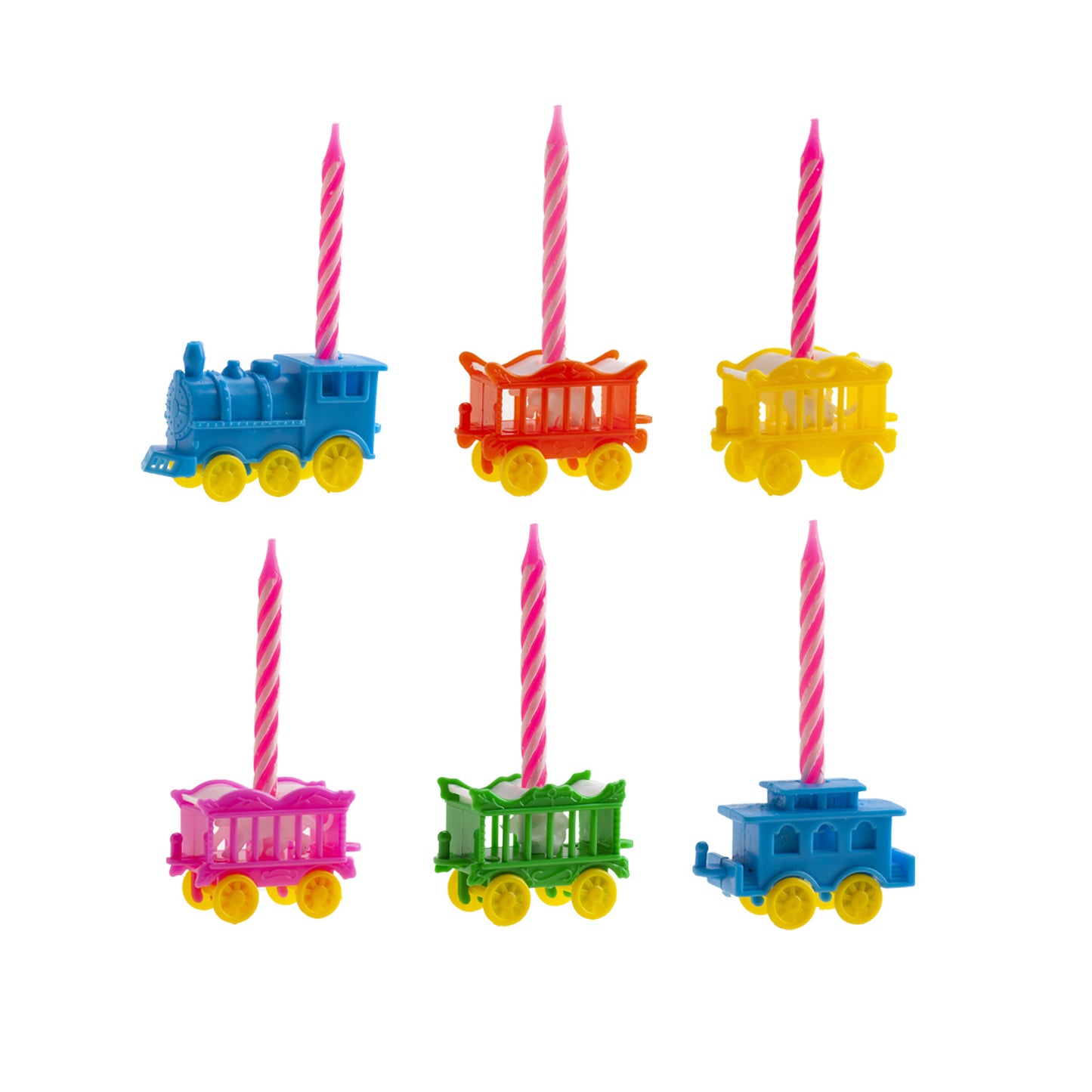 PVC RETAIL KIT CIRCUS WITH 10 CANDLES TO DECORATE CAKES