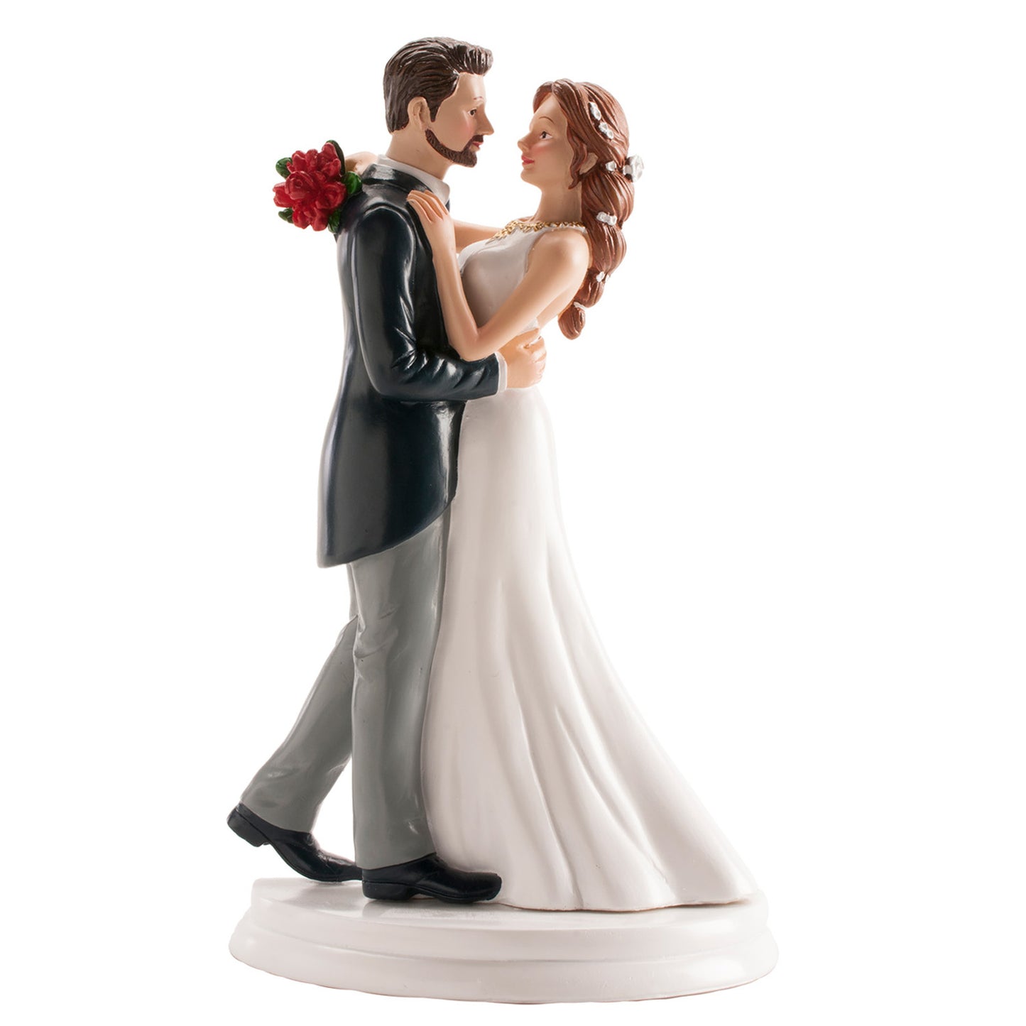 COUPLE DE MARIAGE DANSANT LA VALSE 20 CM