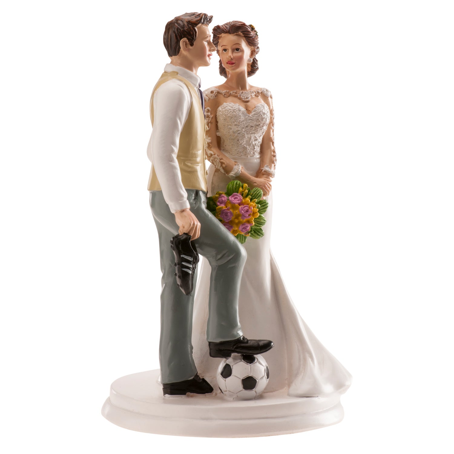 COUPLE DE MARIAGE FOOTBALL 20 CM