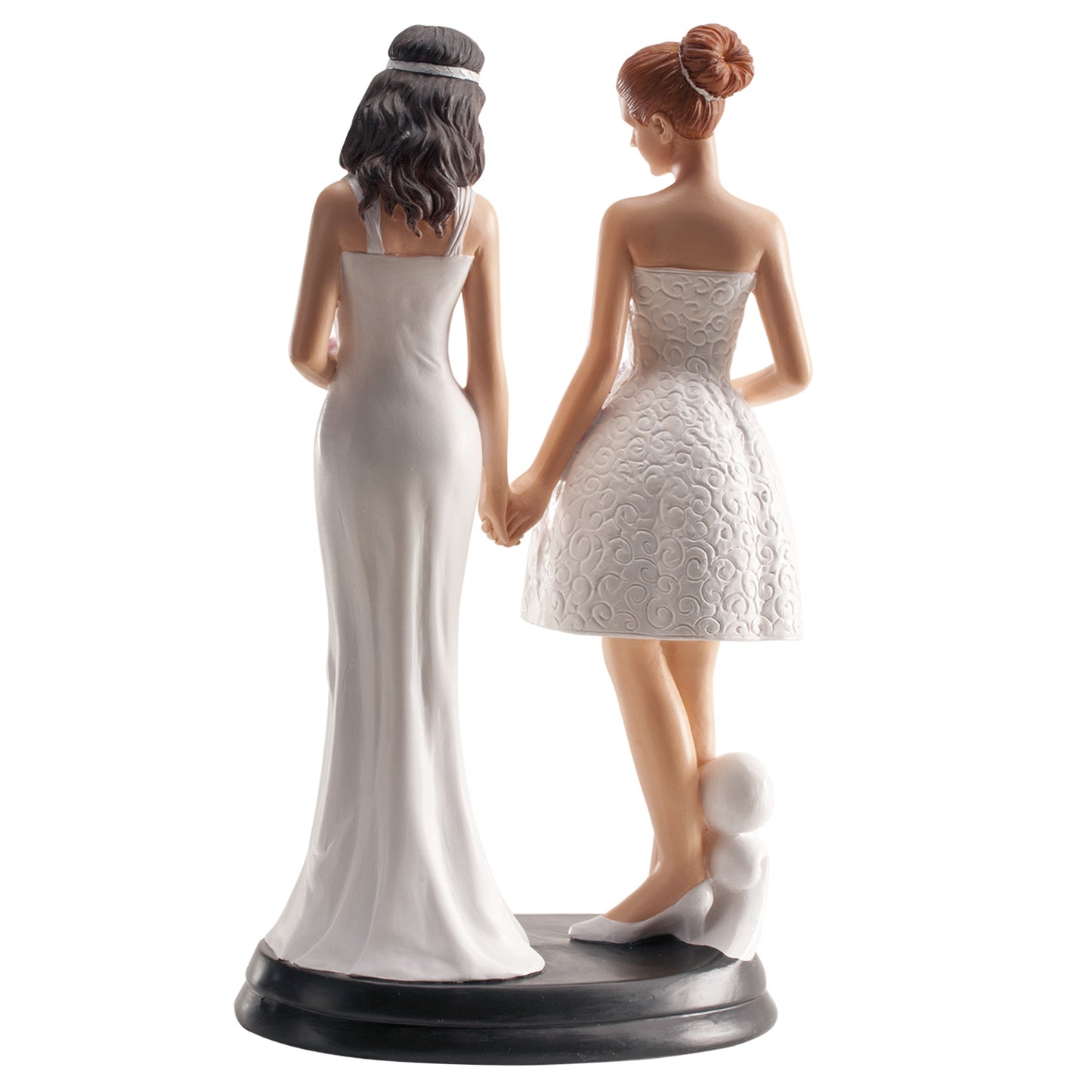 2 MODERN LESBIAN WEDDING COUPLE 20CM