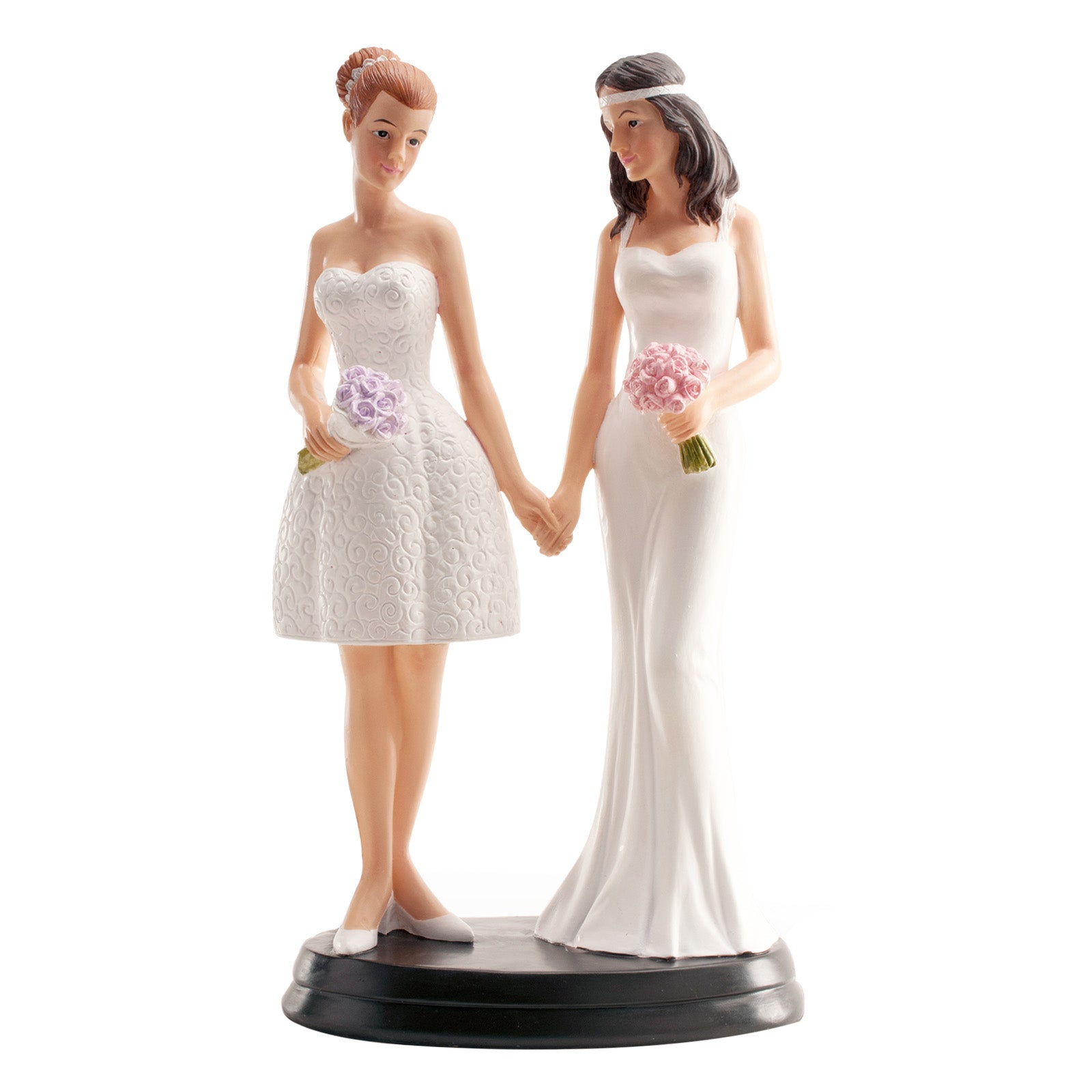 2 PAREJA BODA LESBIANA ACTUAL 20CM