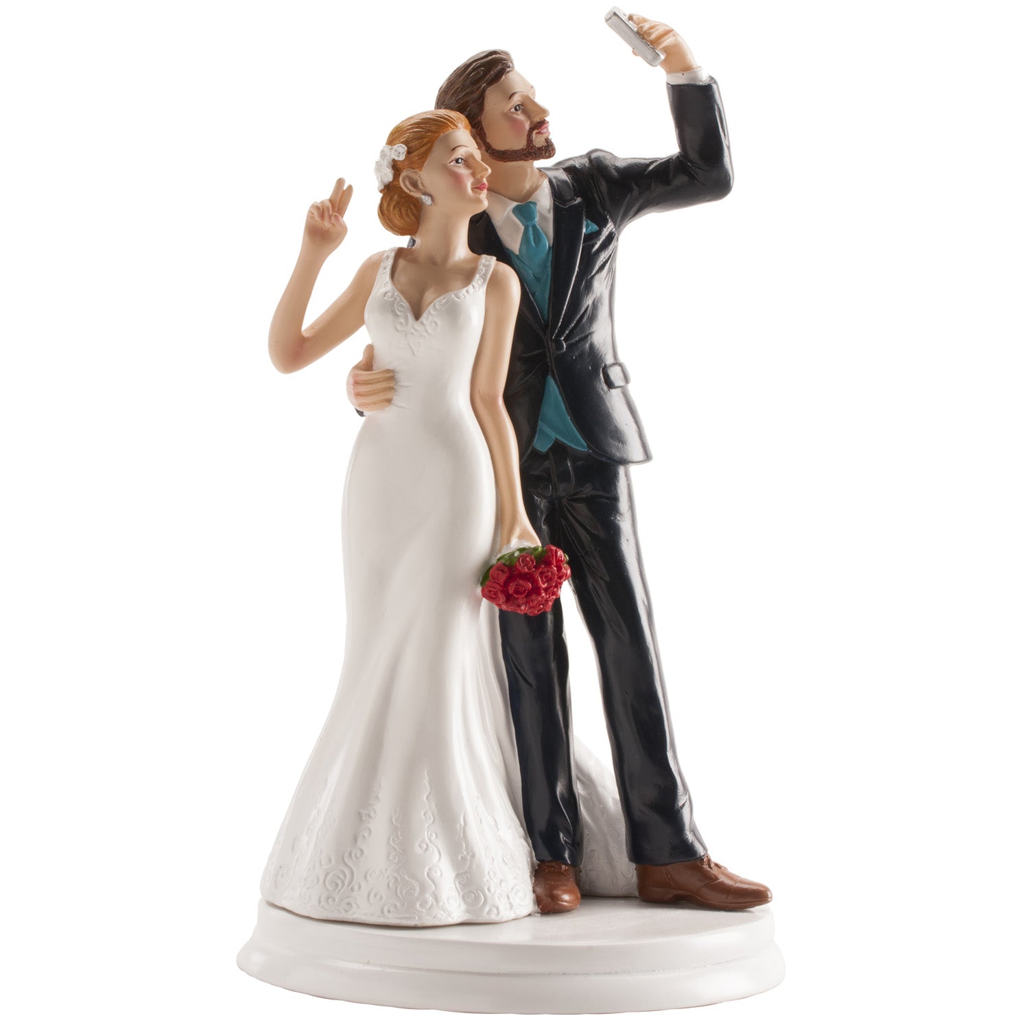 PARES DE CASAMENTO SELFIE 20 CM