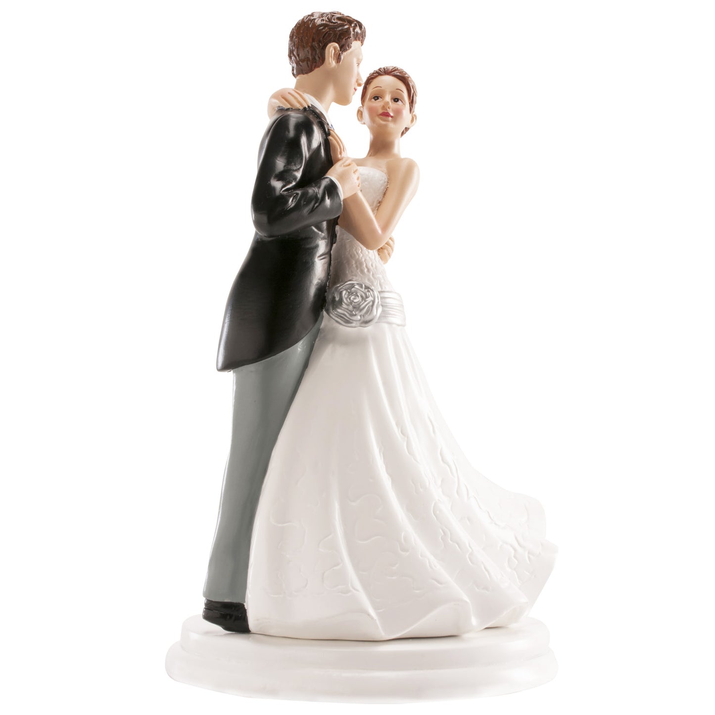 COUPLE DE MARIAGE EMBRASSE ET DANSANT 20 CM