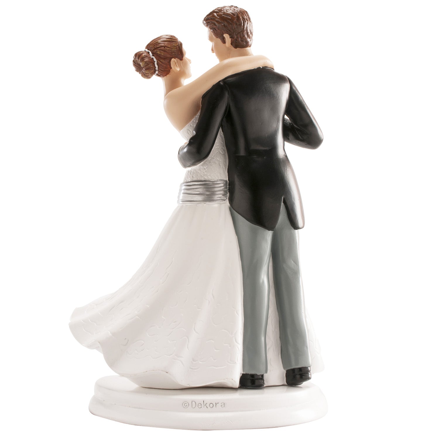 COUPLE DE MARIAGE EMBRASSE ET DANSANT 20 CM