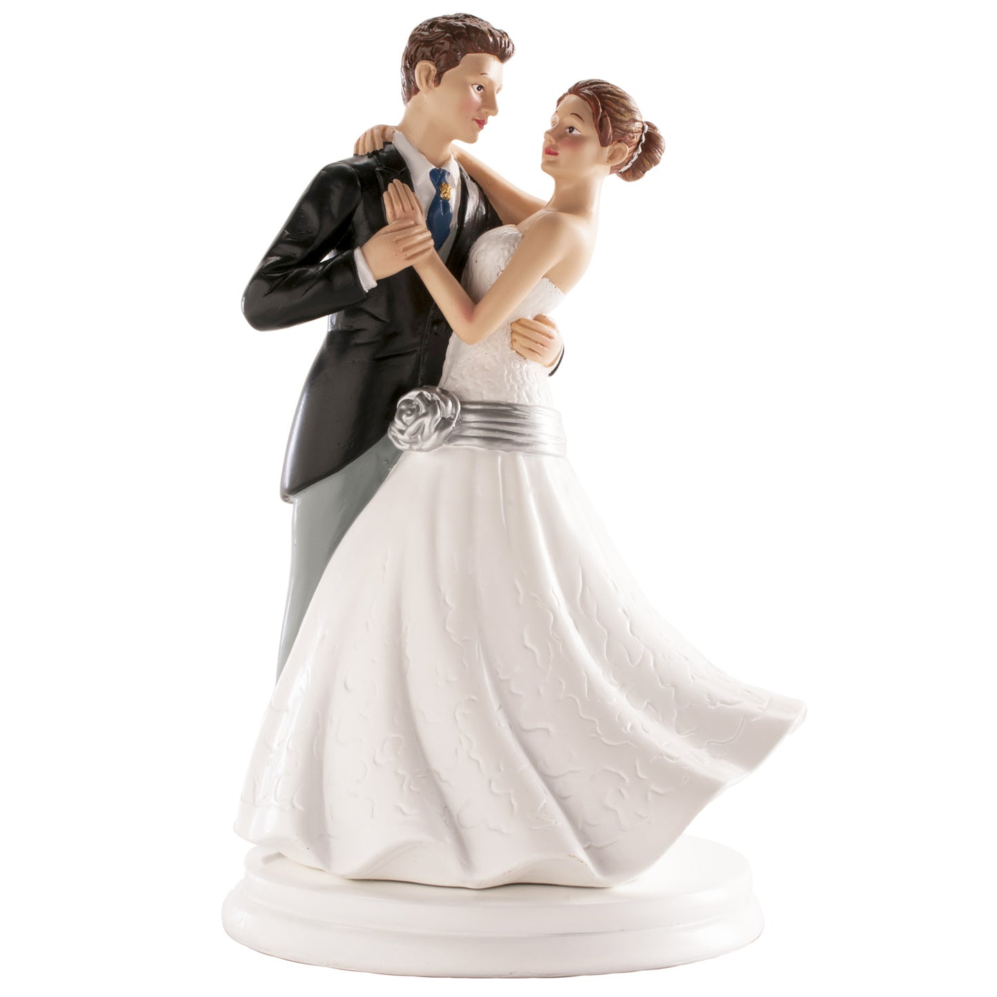 COUPLE DE MARIAGE EMBRASSE ET DANSANT 20 CM