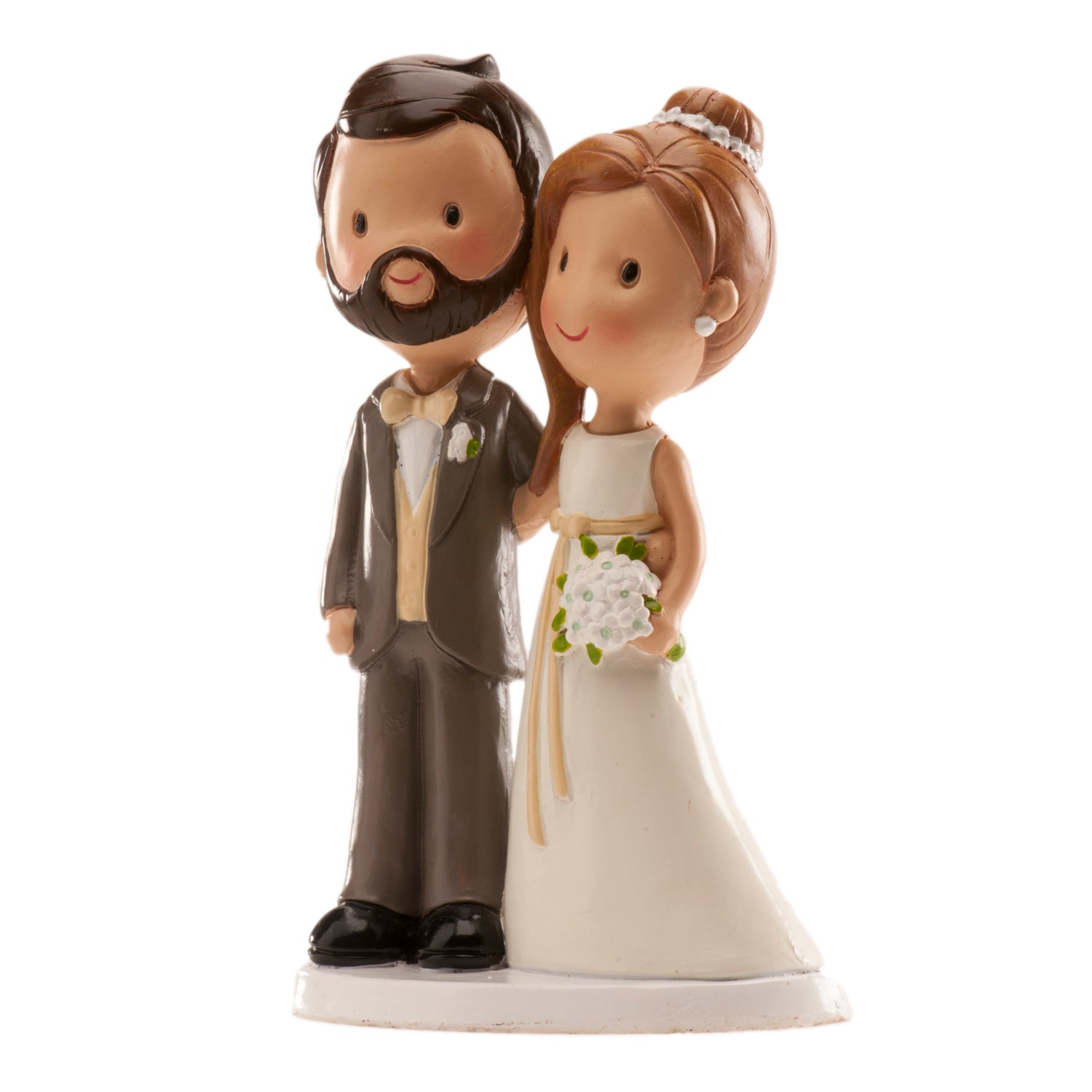COUPLE DE MARIAGE "OLD FASHION" 14 CM