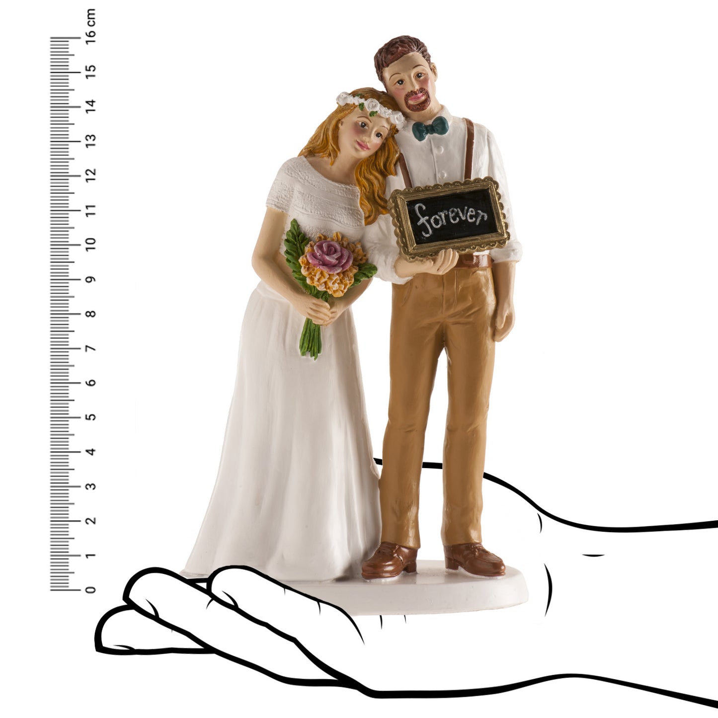 PAREJA DE BODA LONDRES 16CM