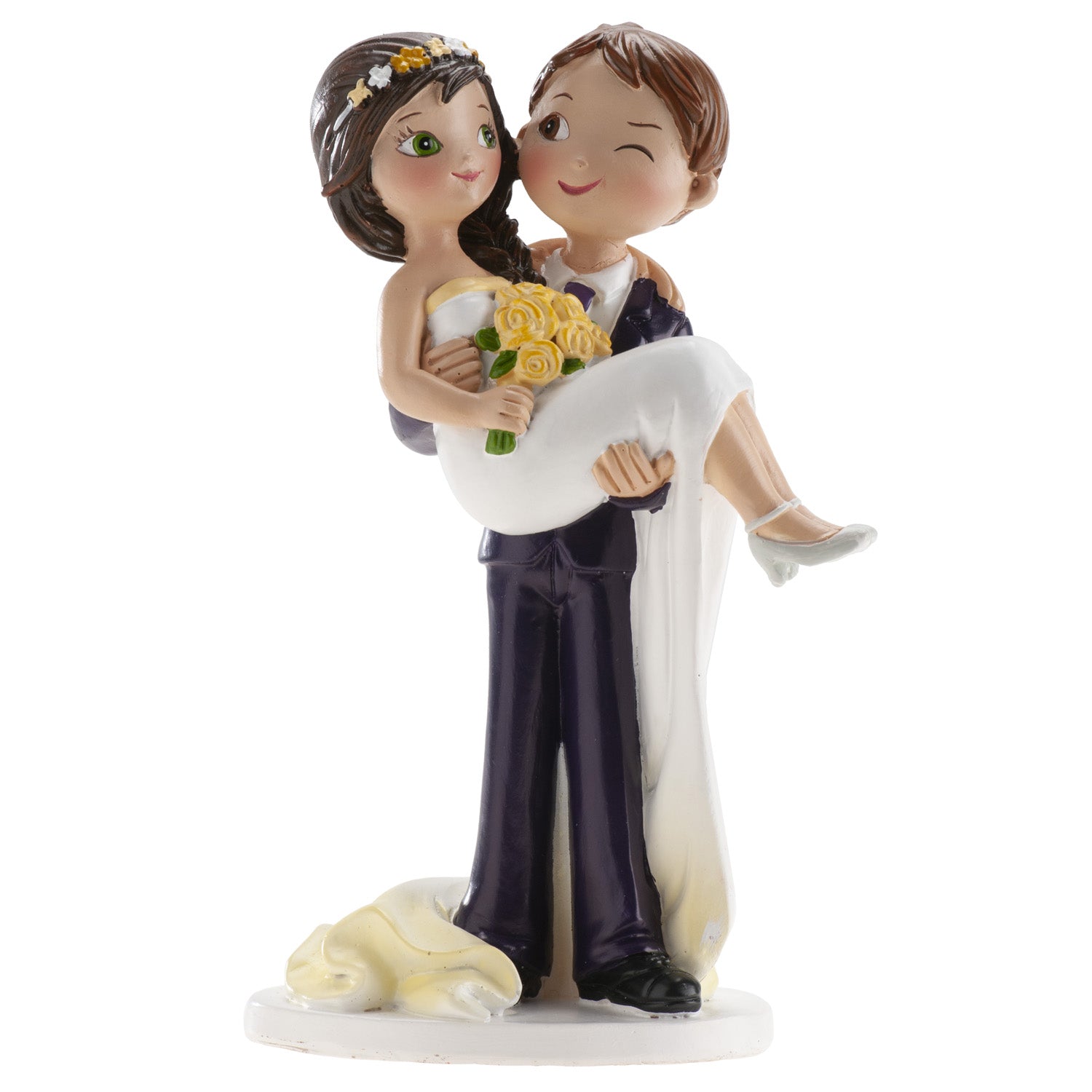 PARES DE CASAMENTO PISCANDO OLHO 16CM