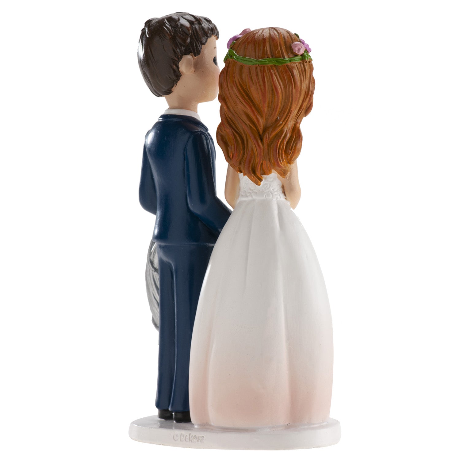 COUPLE DE MARIAGE COEUR 16CM