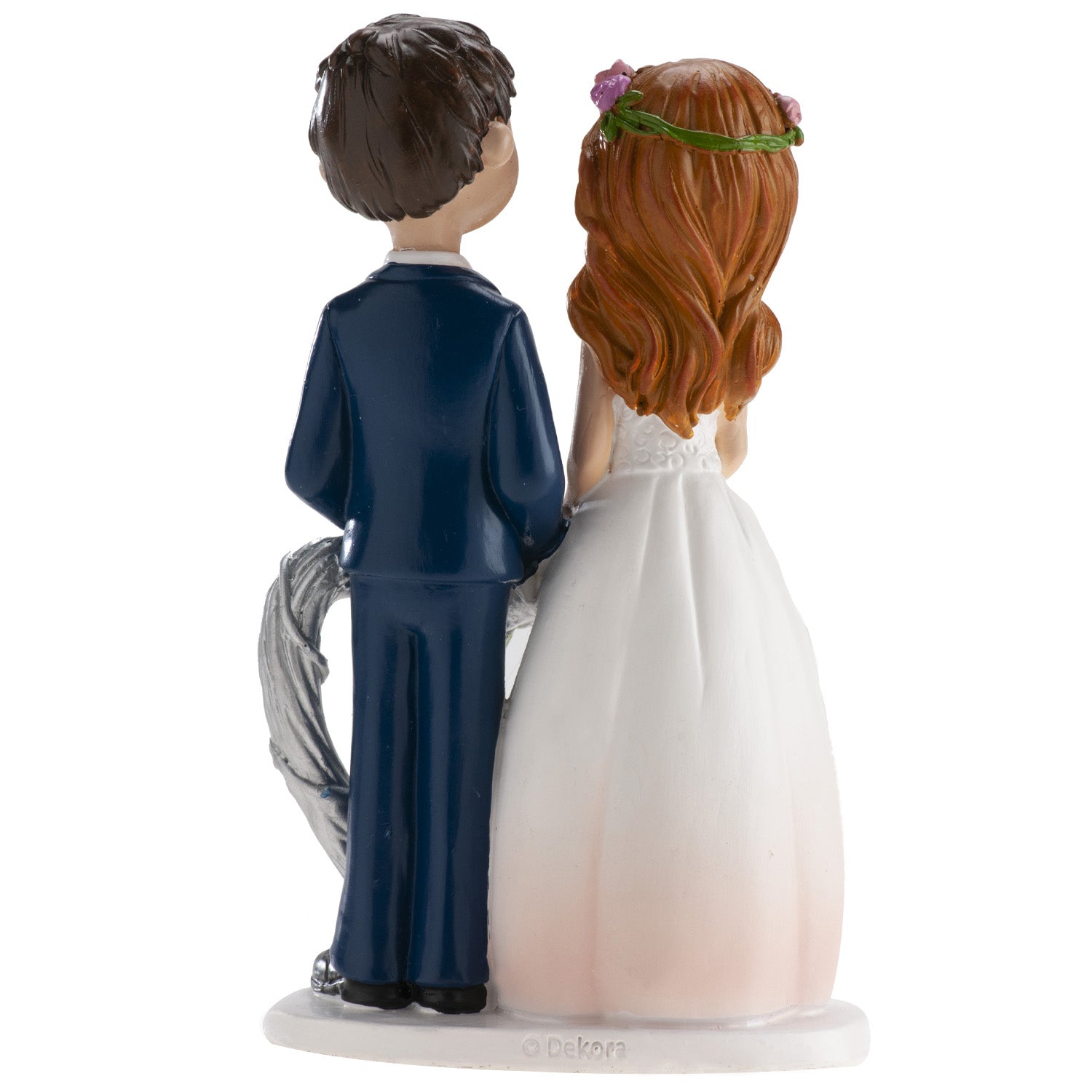 COUPLE DE MARIAGE COEUR 16CM