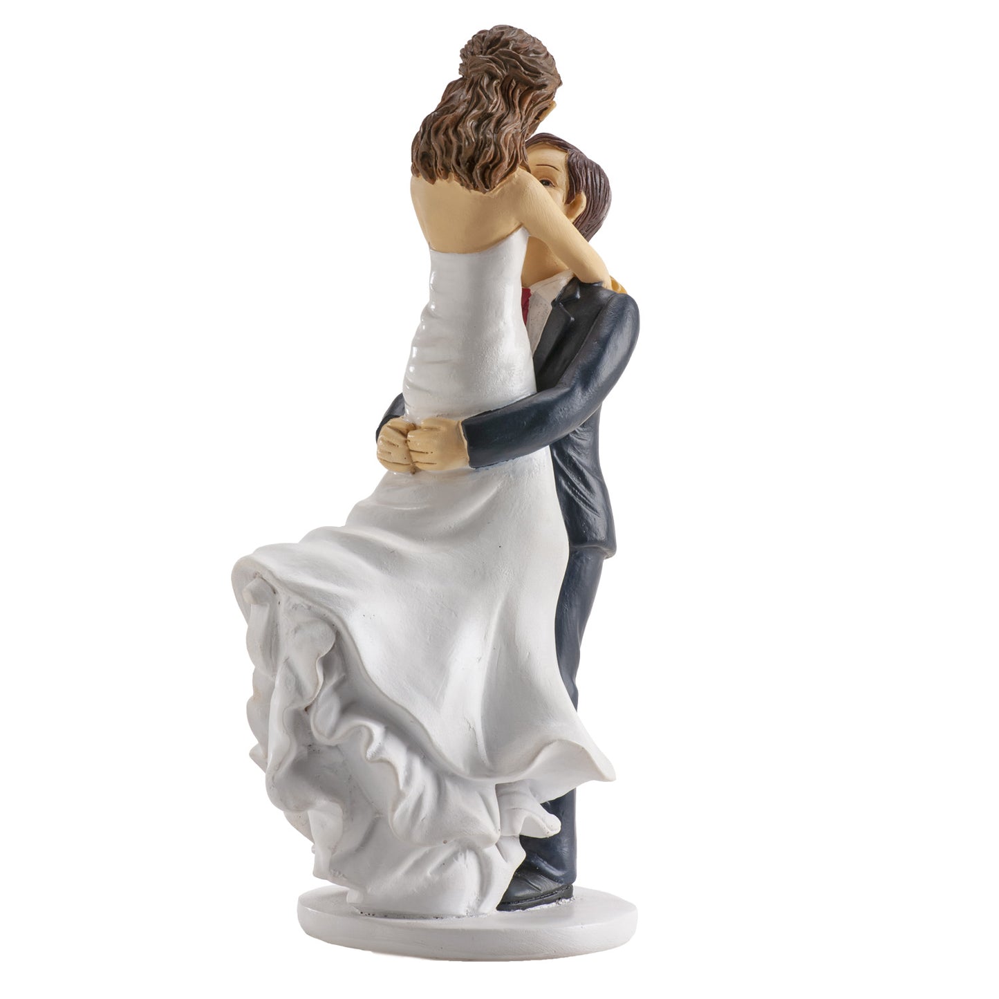 CASAL DE NOIVOS DE BRAÇOS DADOS 18CM
