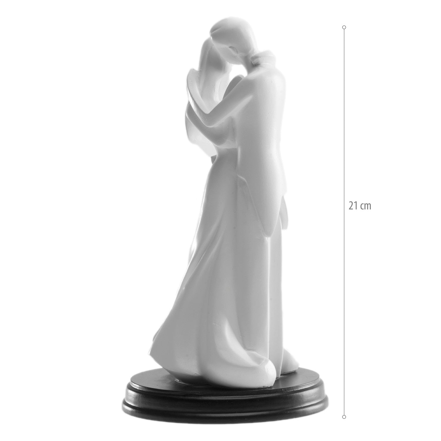 COPPIA SPOSI PRIMO BACIO 21CM