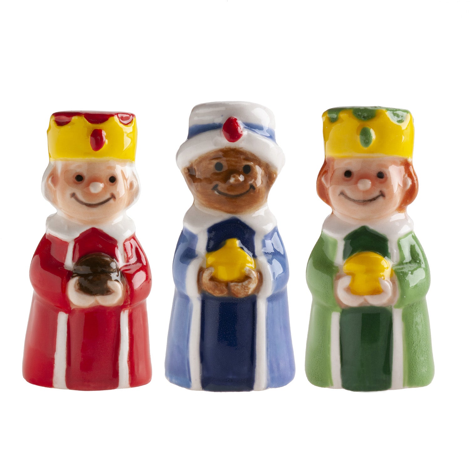 REYES MAGOS CERÁMICA 3D DIVERTIDOS ROSCÓN 3~3.5CM