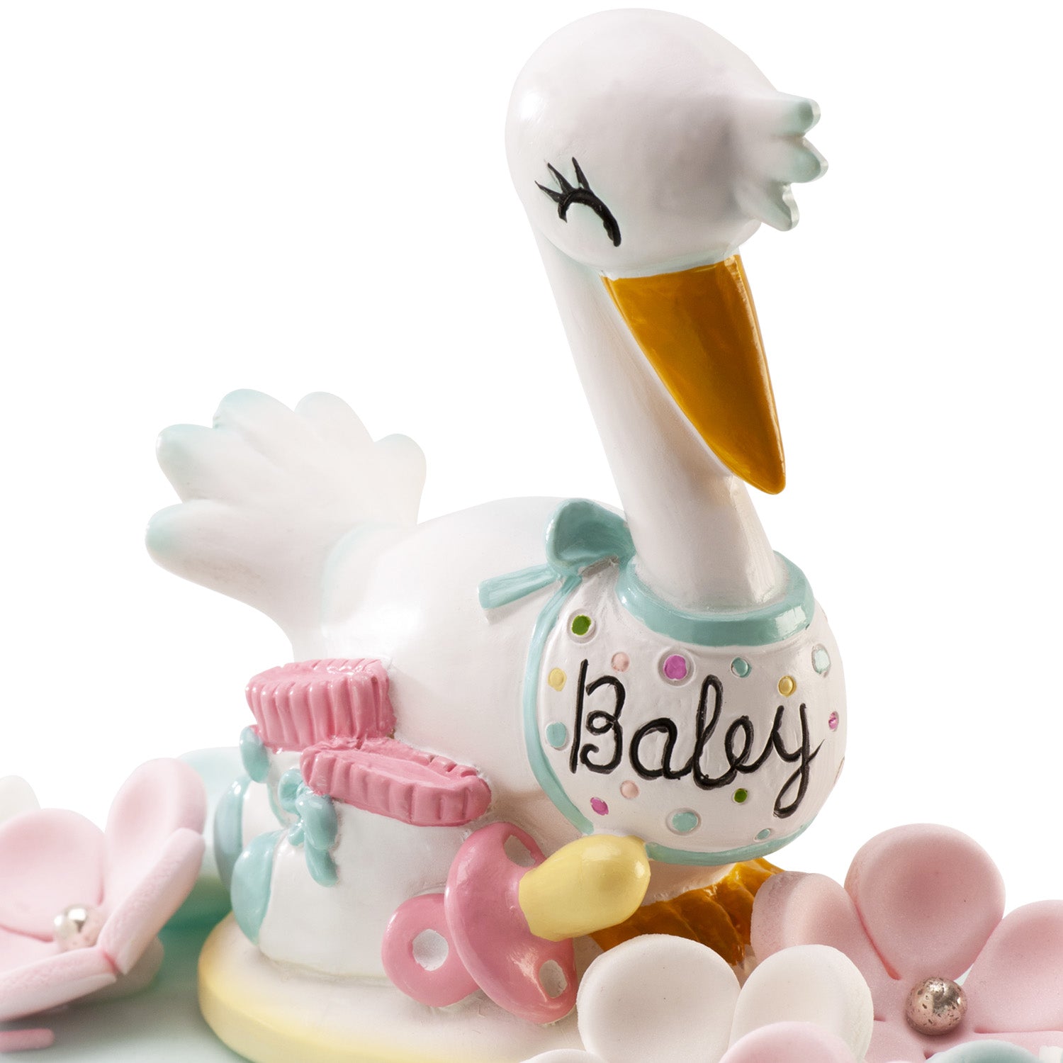 BATTESIMO CICOGNA BABY 10CM