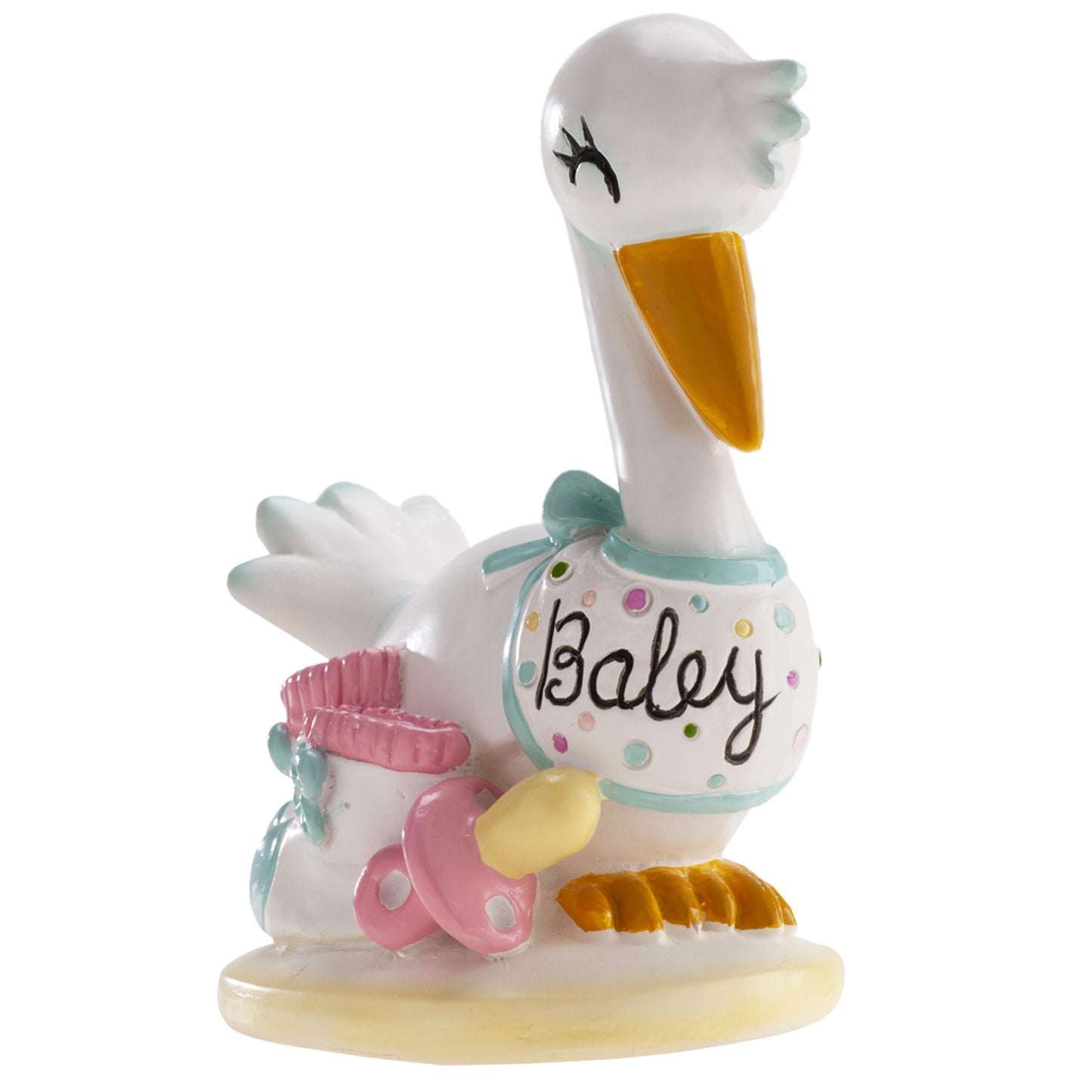 BATTESIMO CICOGNA BABY 10CM