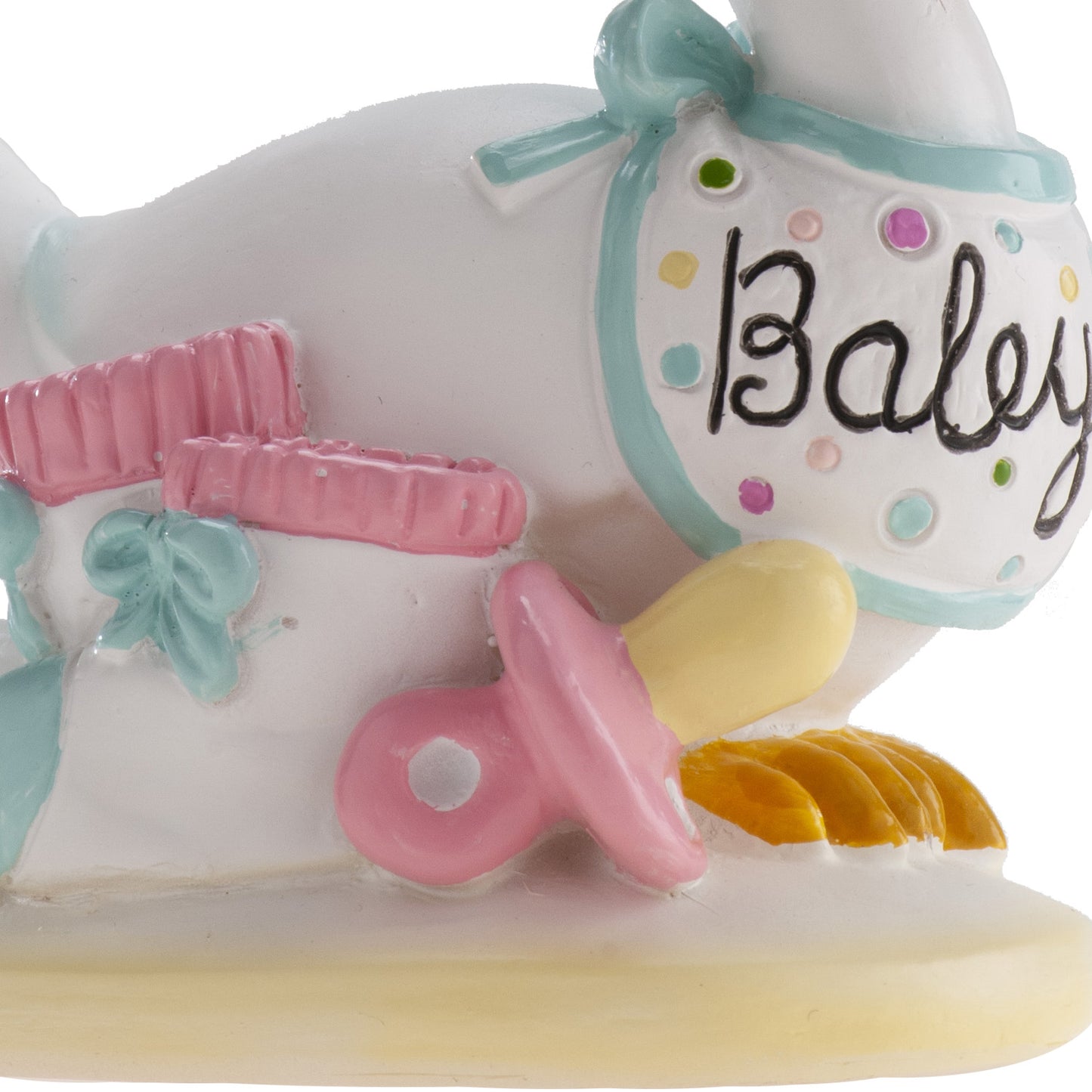FIGURA BOLO BATIZADO CEGONHA BABY 10CM