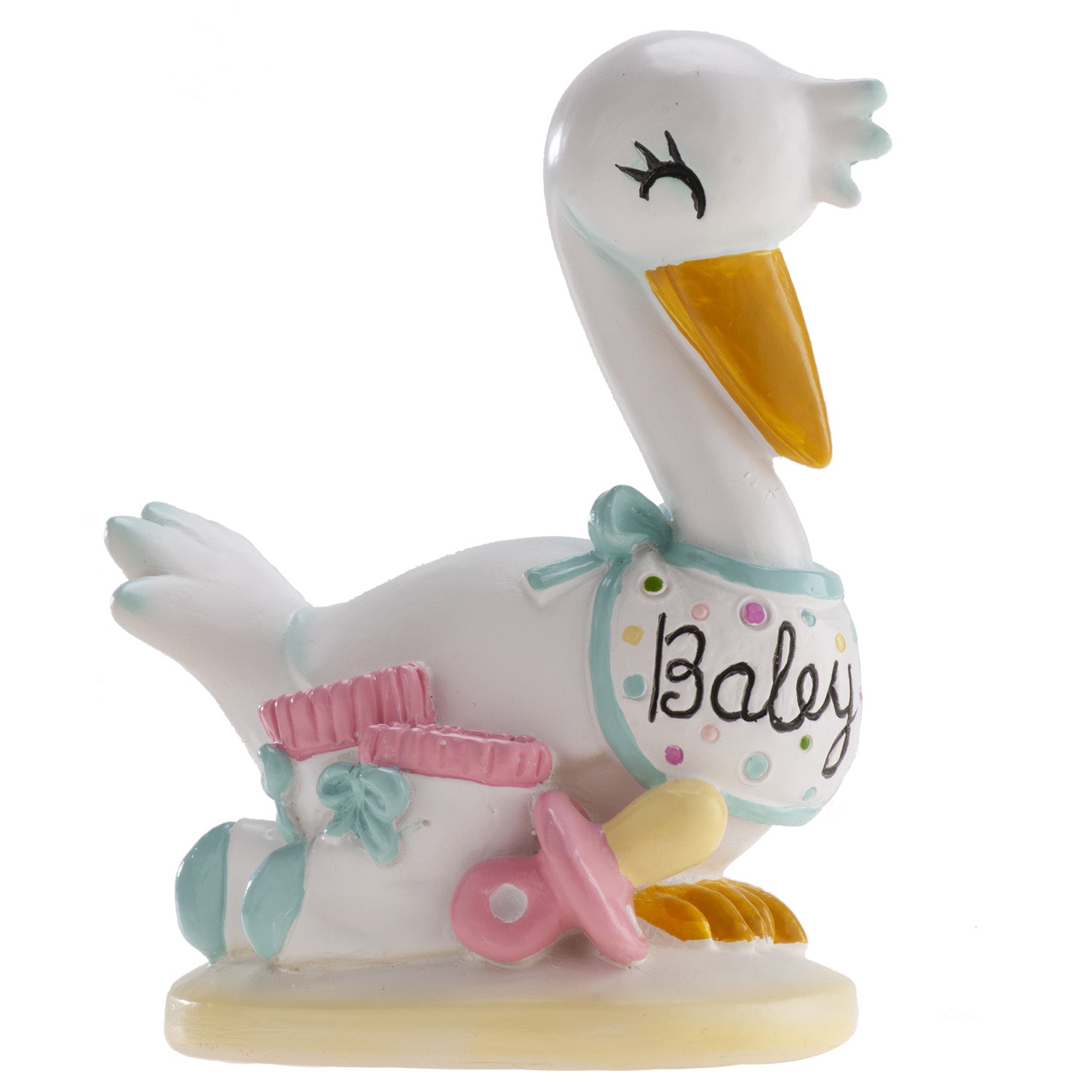 BATTESIMO CICOGNA BABY 10CM