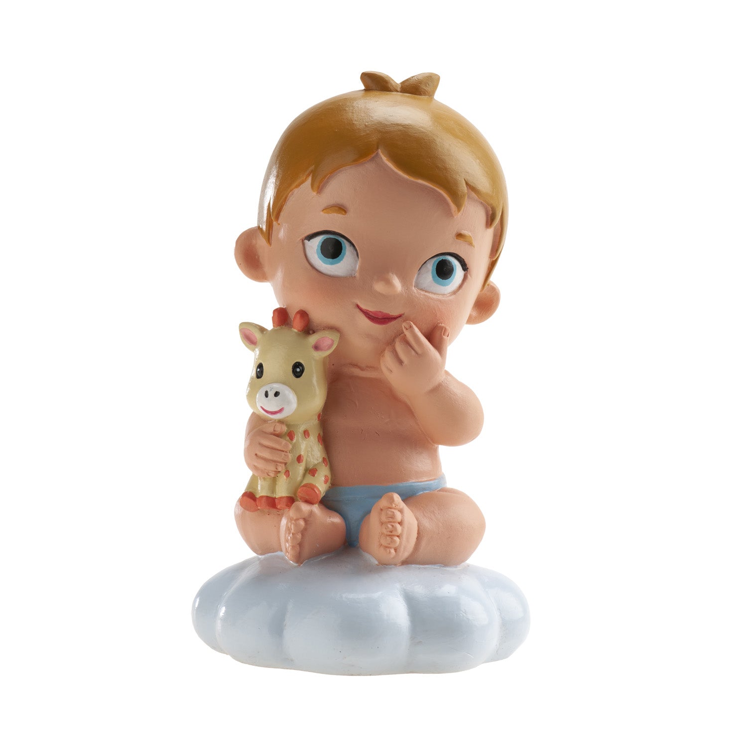 BAUTIZO NIÑO PELUCHE JIRAFA 10,5 X 6CM