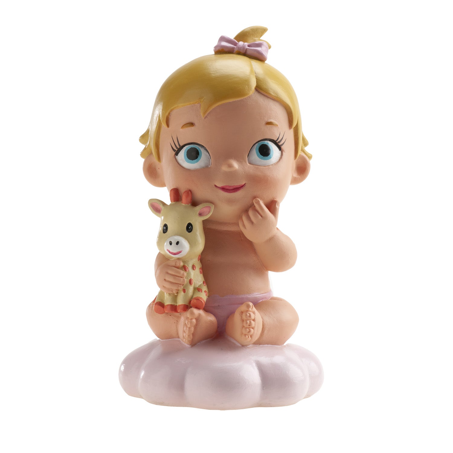 BATTESIMO BAMBINA PELUCHE GIRAFFA 10,5 X 6CM