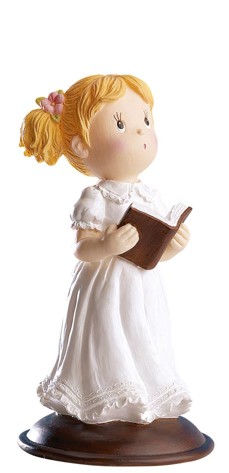 MENINA COMUNHÃO COM BÍBLIA 13,50 CM