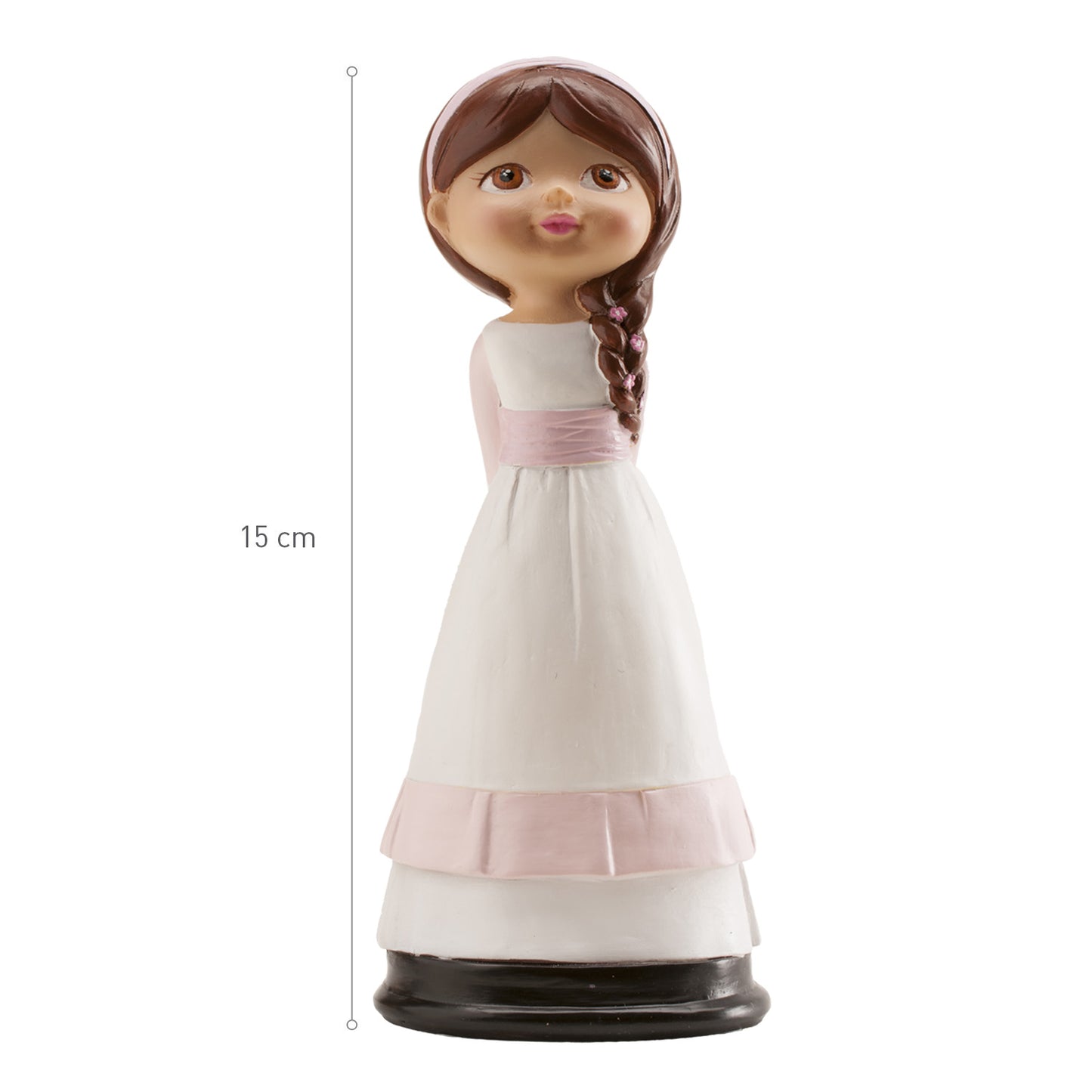 MENINA BOLO COMUNHÃO MARINHEIRA 15 CM