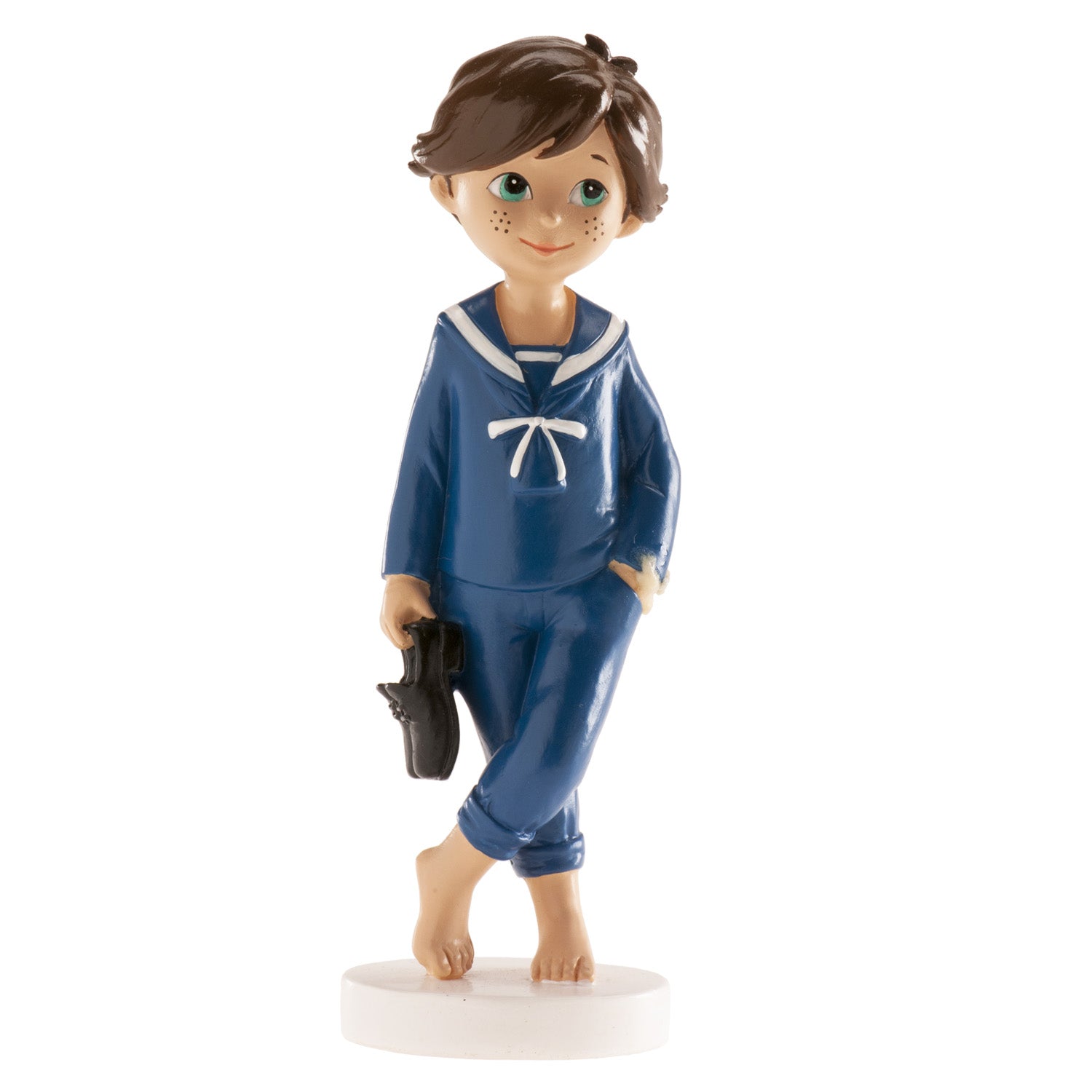 FIGURA TARTA COMUNIÓN NIÑO DESCALZO 13CM