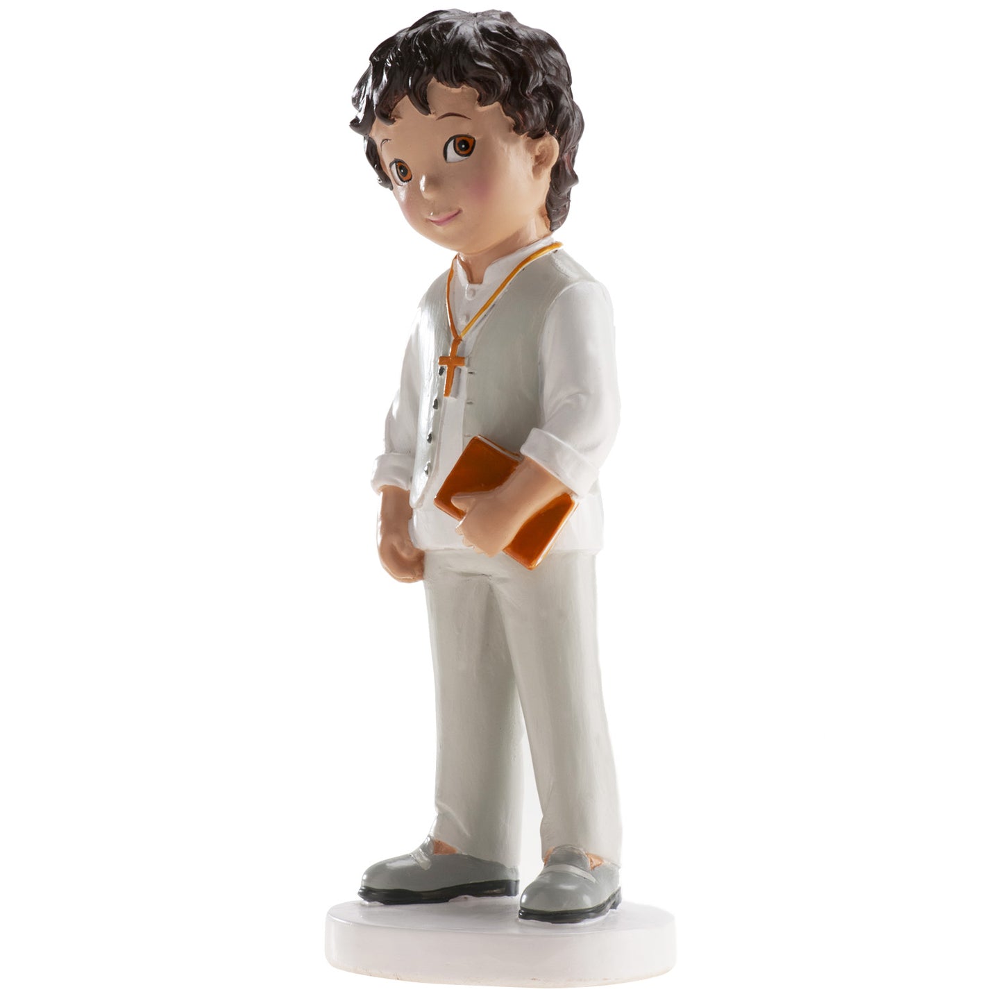 FIGURINE GÂTEAU COMMUNION GARÇON BRUNO 16,6CM