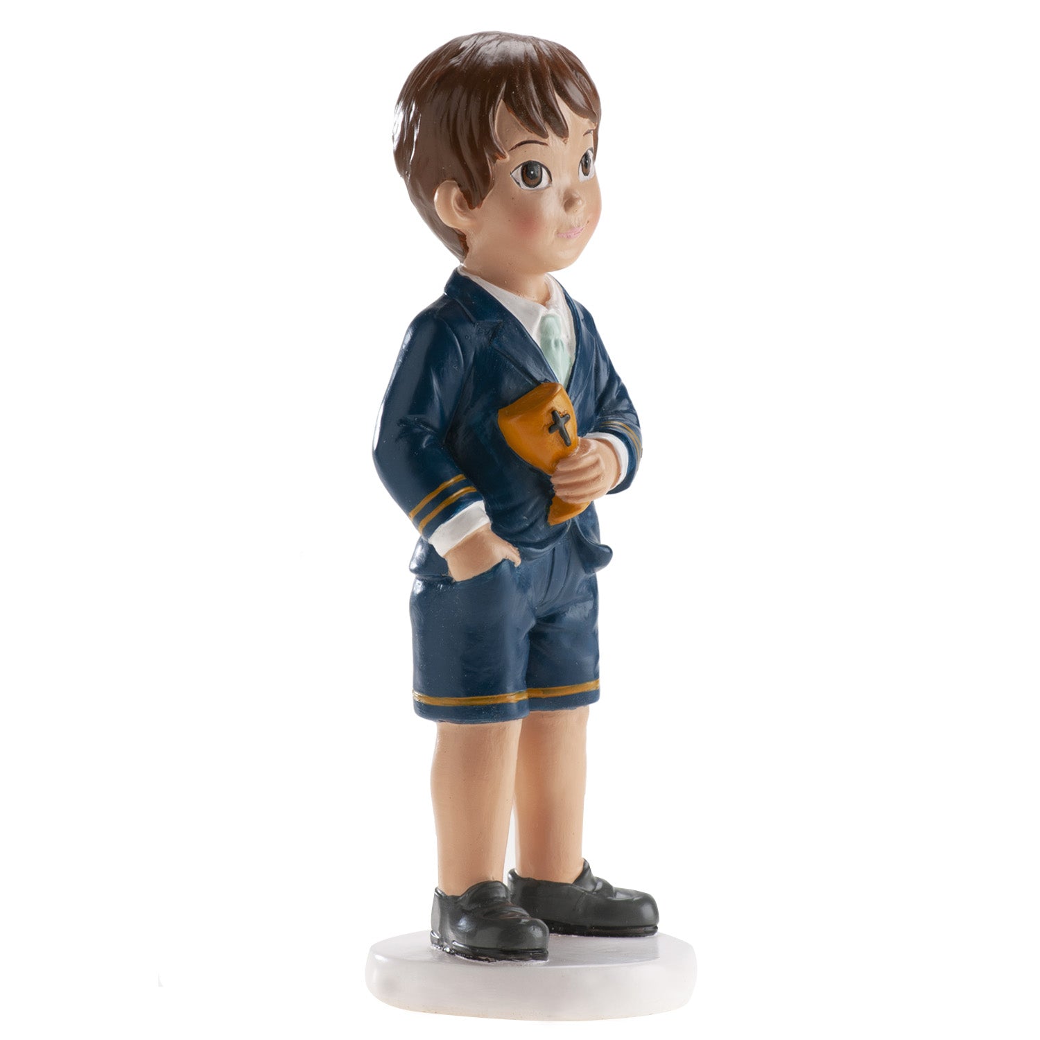 FIGURINE GÂTEAU COMMUNION GARÇON BLAS 16CM
