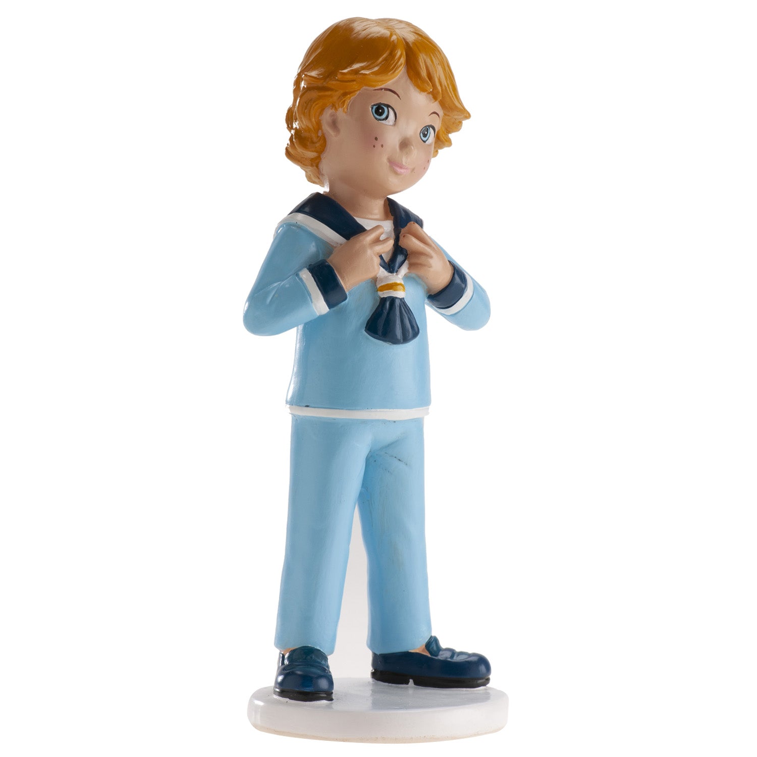 FIGURINE GÂTEAU COMMUNION GARÇON BORJA 16CM