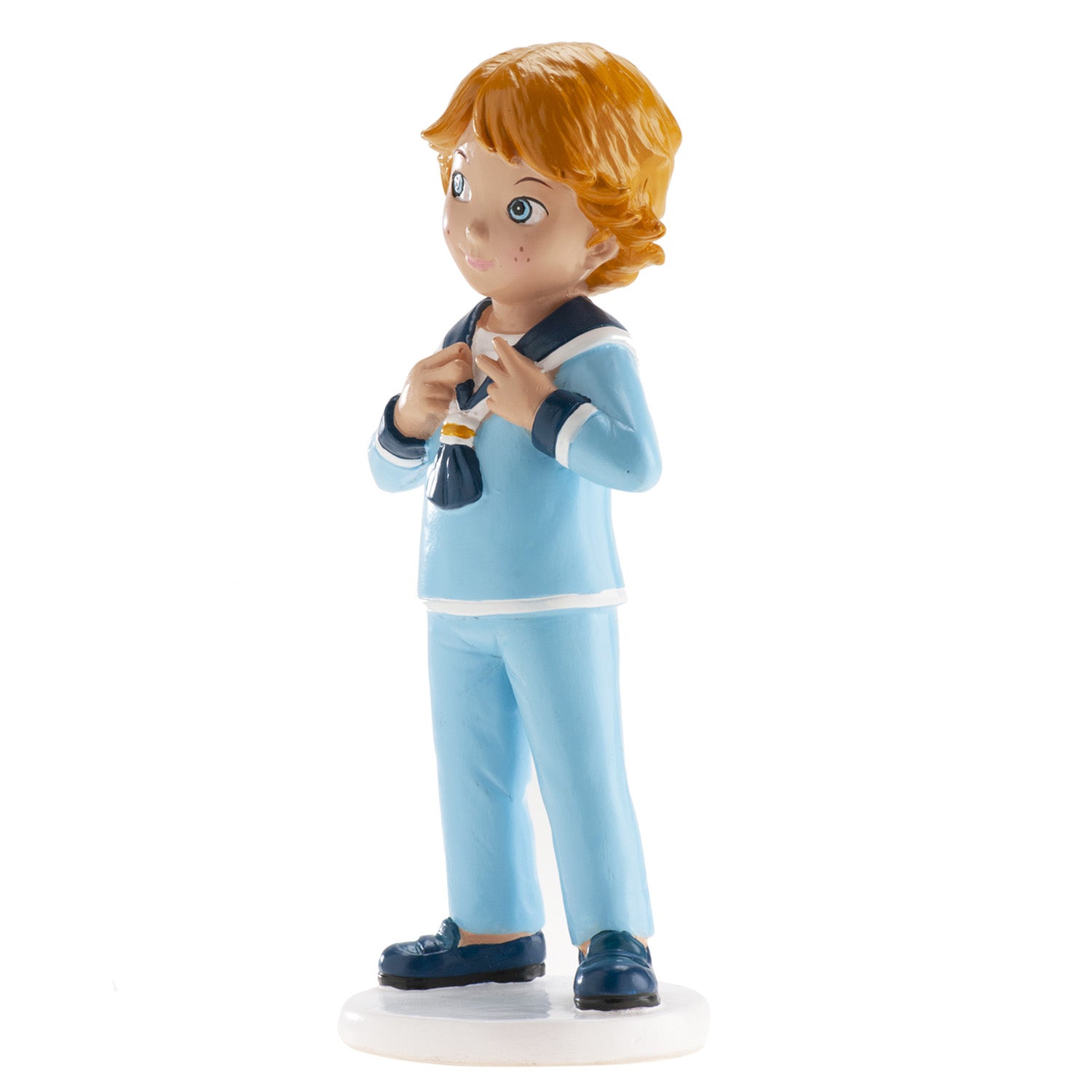 FIGURINE GÂTEAU COMMUNION GARÇON BORJA 16CM