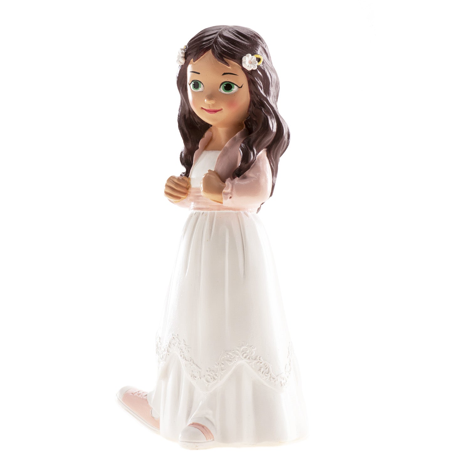 MENINA BOLO COMUNHÃO JAQUETA 15,6CM