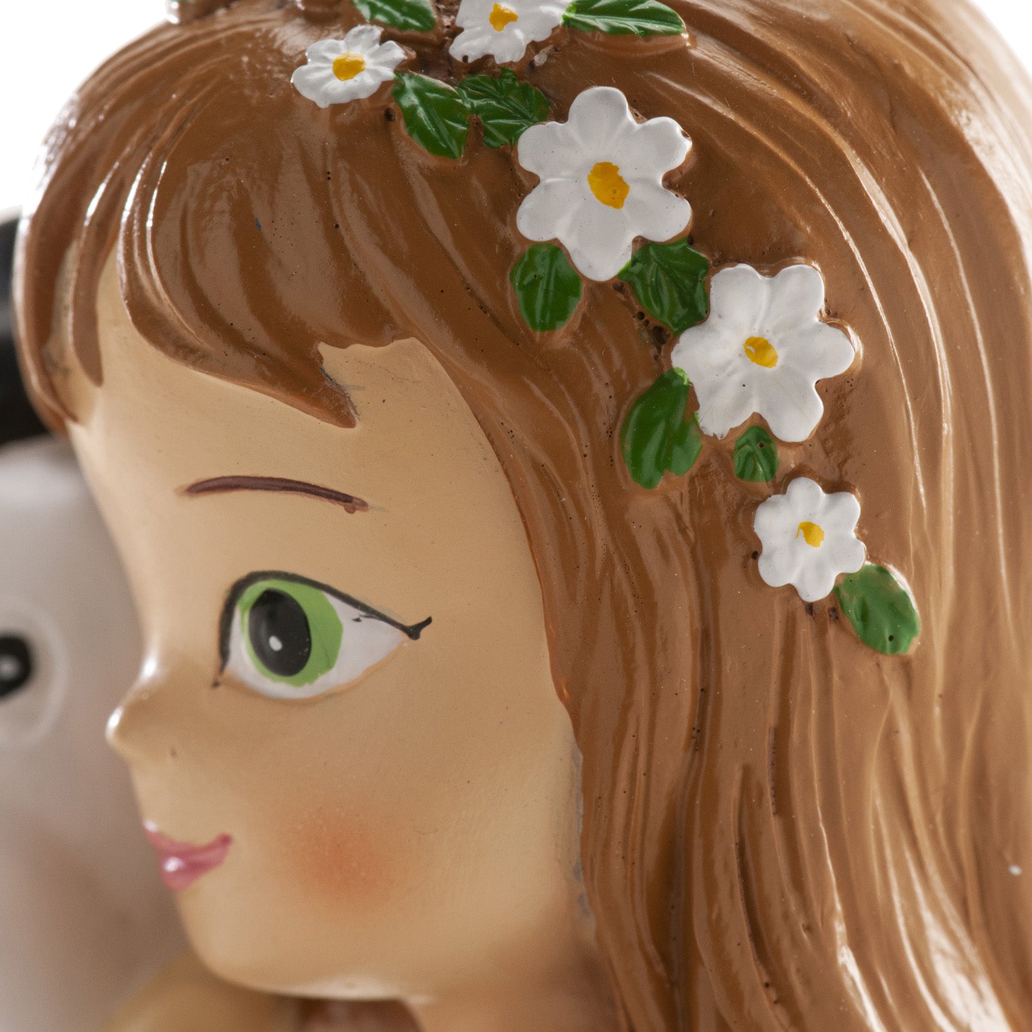 MENINA BOLO COMUNHÃO CACHORRO 11,5CM