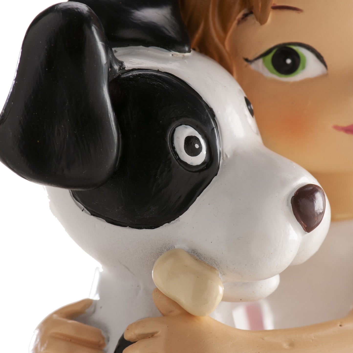 MENINA BOLO COMUNHÃO CACHORRO 11,5CM