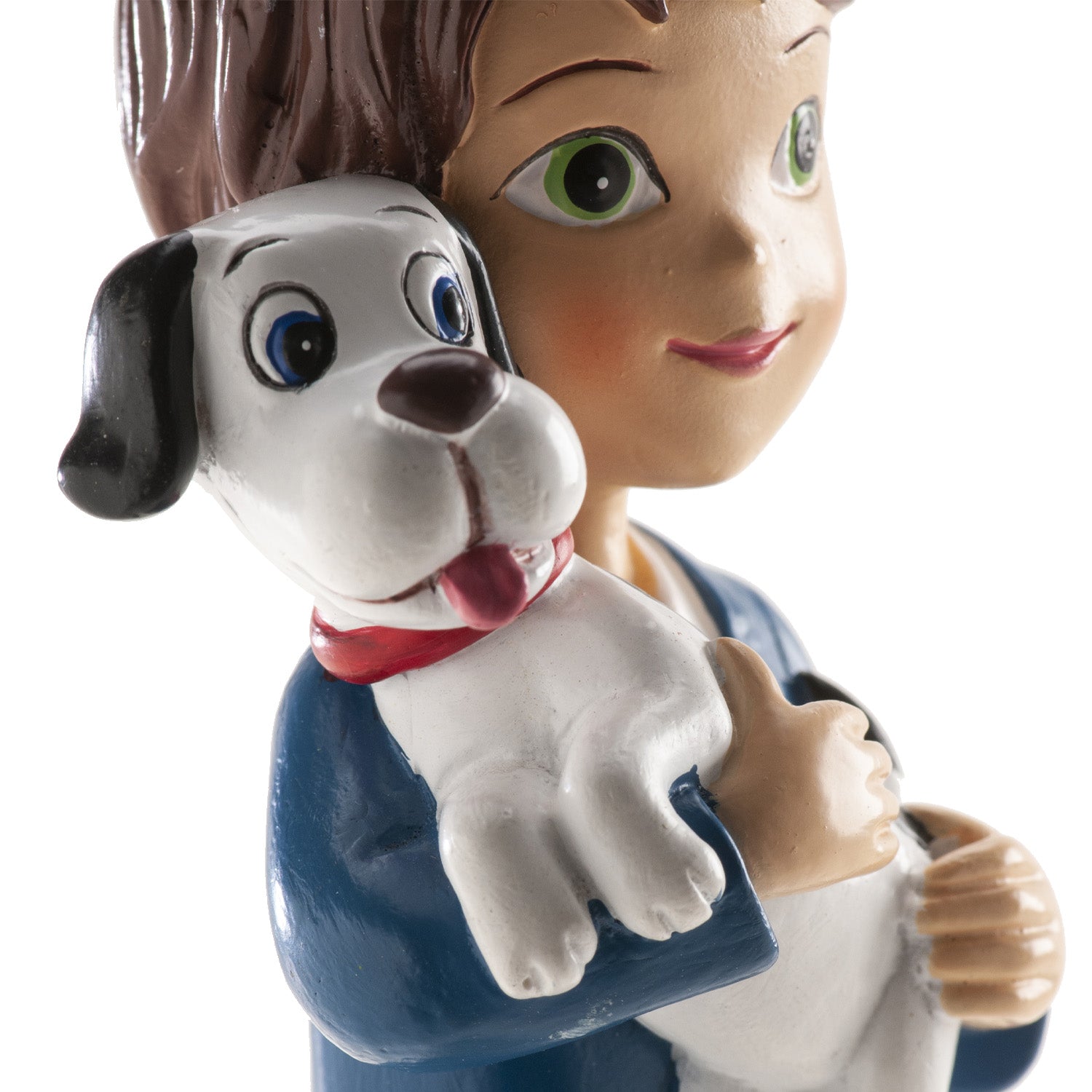 GARÇON COMMUNION AVEC CHIEN 16,5CM